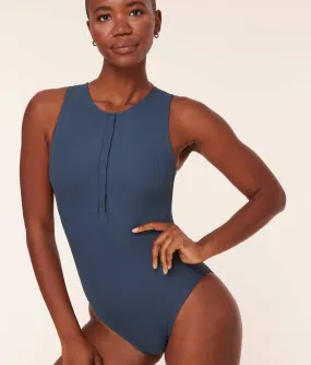 The Malibu One Piece - Eco Ribbed - Bijou - Long Torso