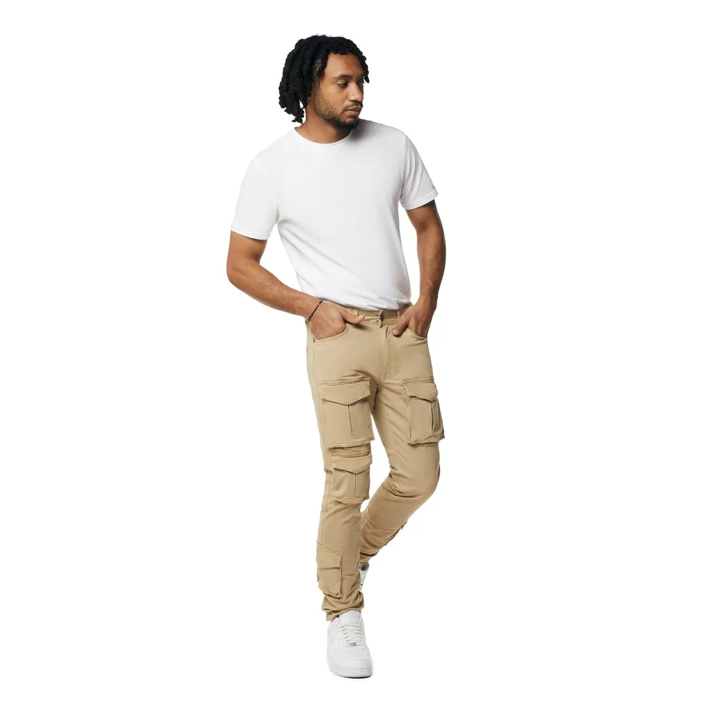 10 Pocket Slim Twill Pants - Khaki