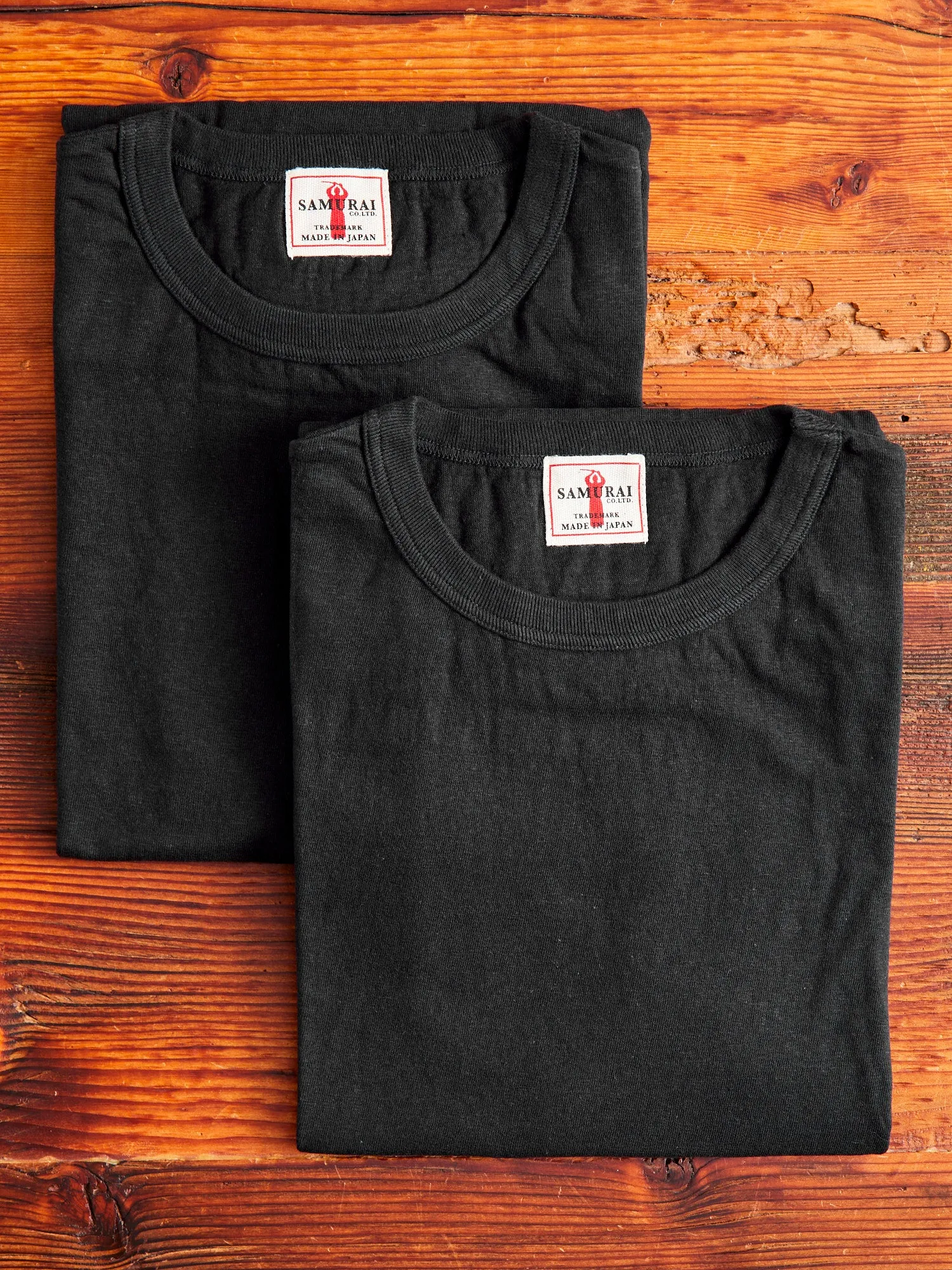 2-Pack Tube Knit Tee in Black