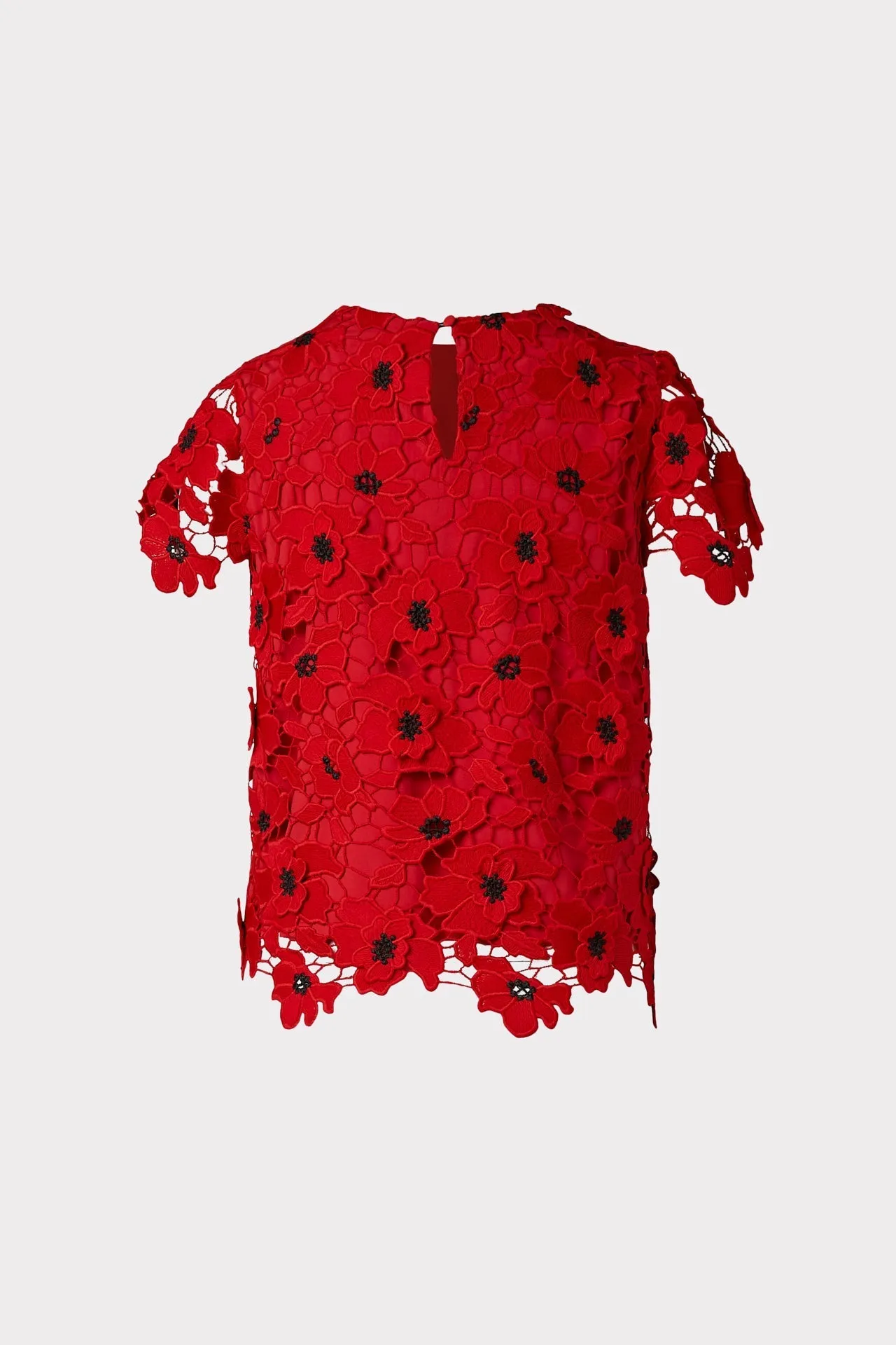 3D Poppy Floral Lace Baby Tee-NEW-2 testing product