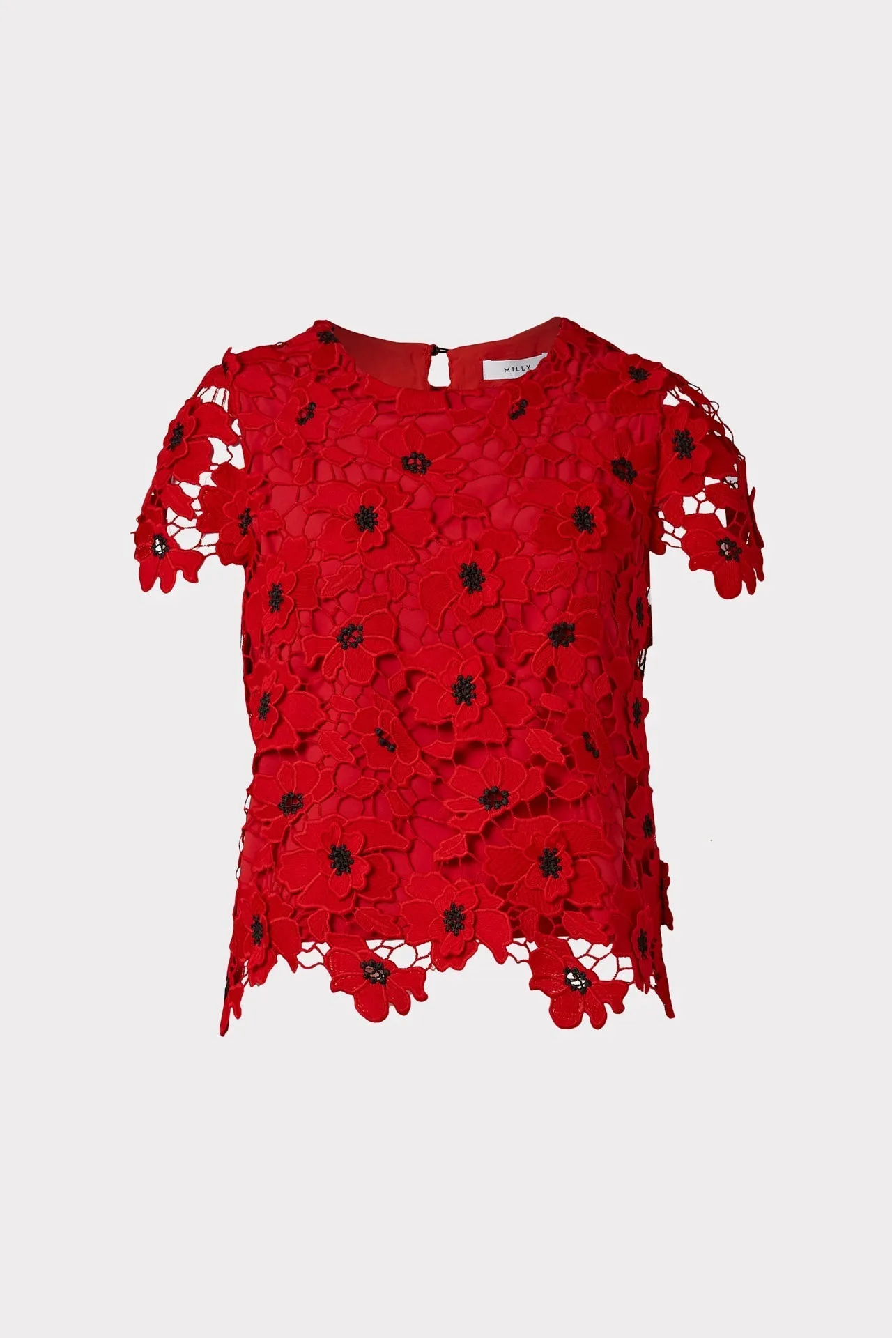 3D Poppy Floral Lace Baby Tee-NEW-2 testing product