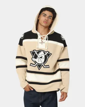 47 Brand Superior Lacer Hoodie - Anaheim Ducks, Khaki