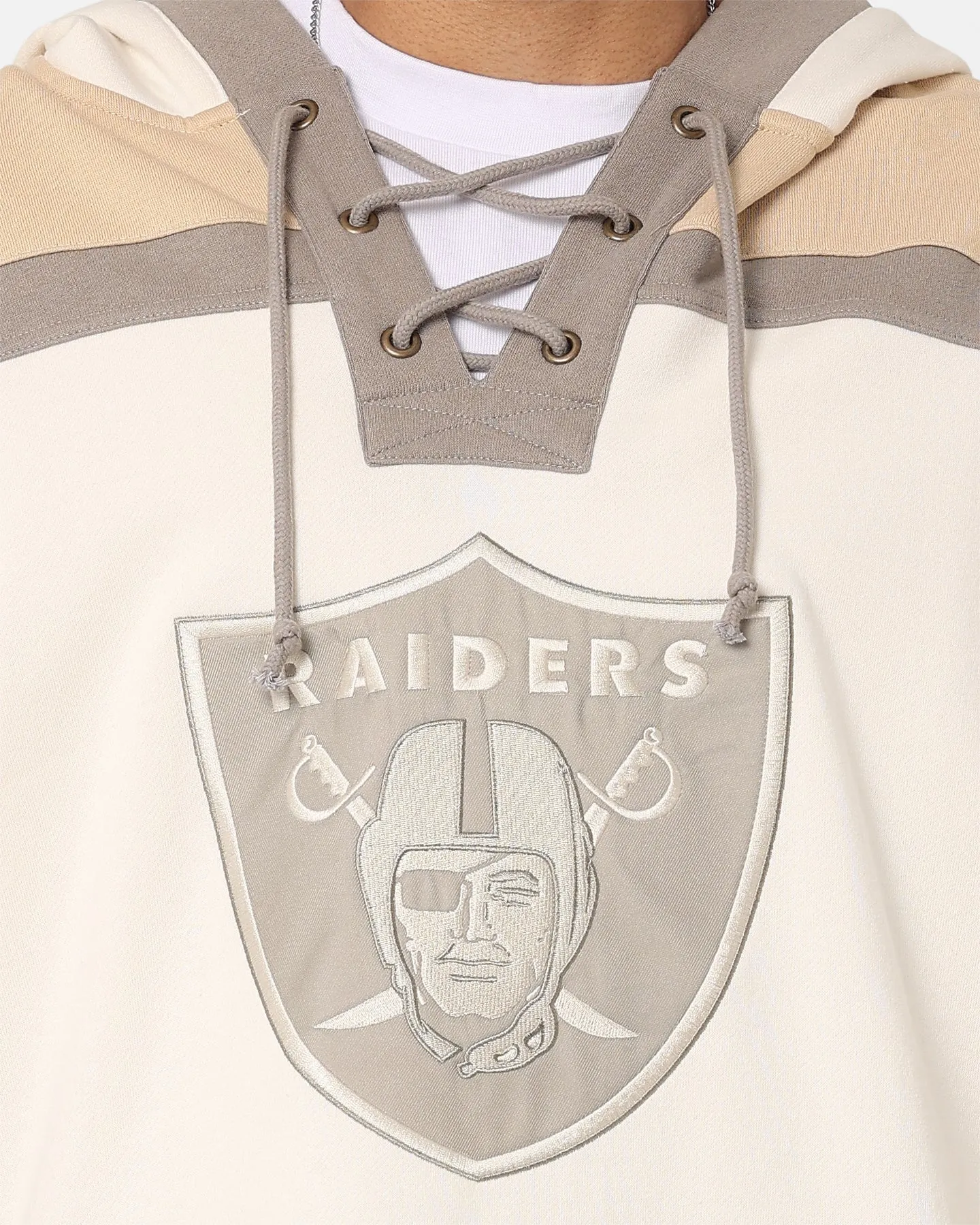 47 Brand Las Vegas Raiders Superior Lacer Hoodie Cream/Khaki