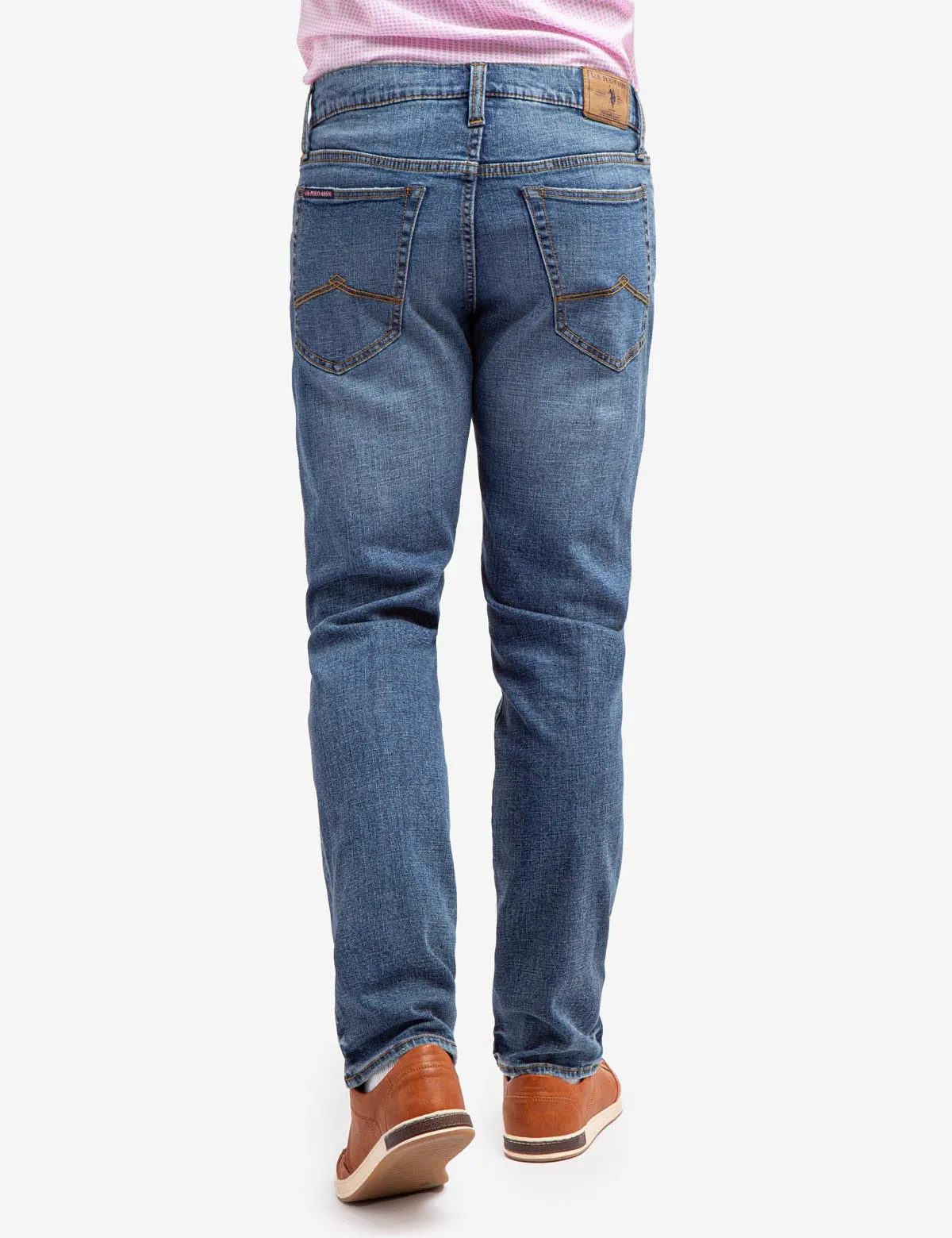 5 POCKET SLIM STRAIGHT FIT JEANS