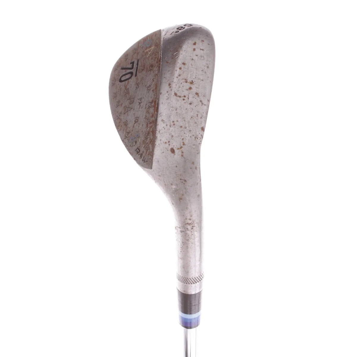 70 J3 Raw Steel Men's Right Hand Lob Wedge 58 Degree Regular - KBS Tour 110