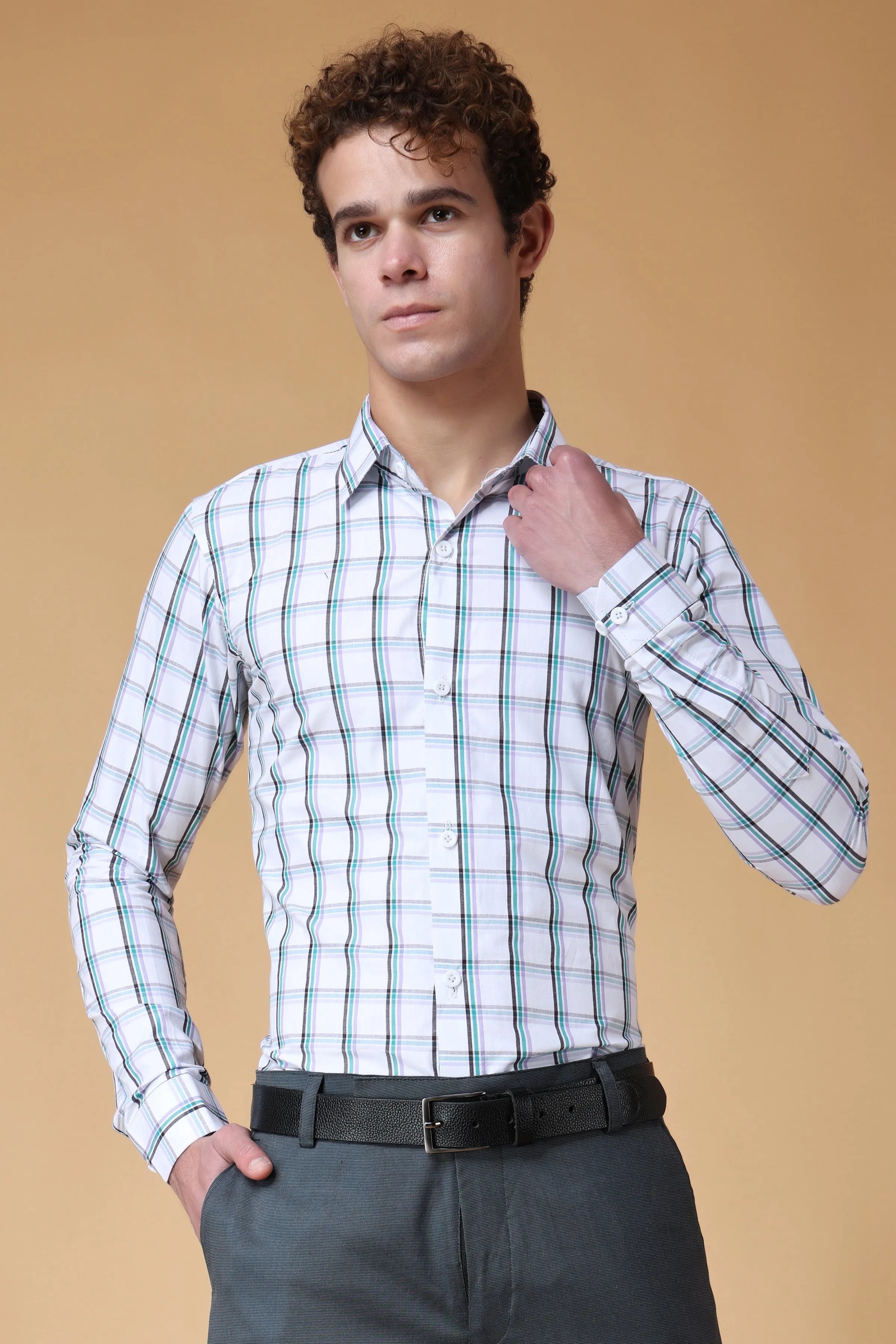 Alpine Checked Cotton Shirt