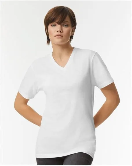 American Apparel CVC V-Neck Tee