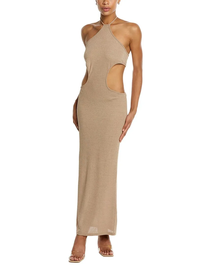 & ROUGE Halter Maxi Dress