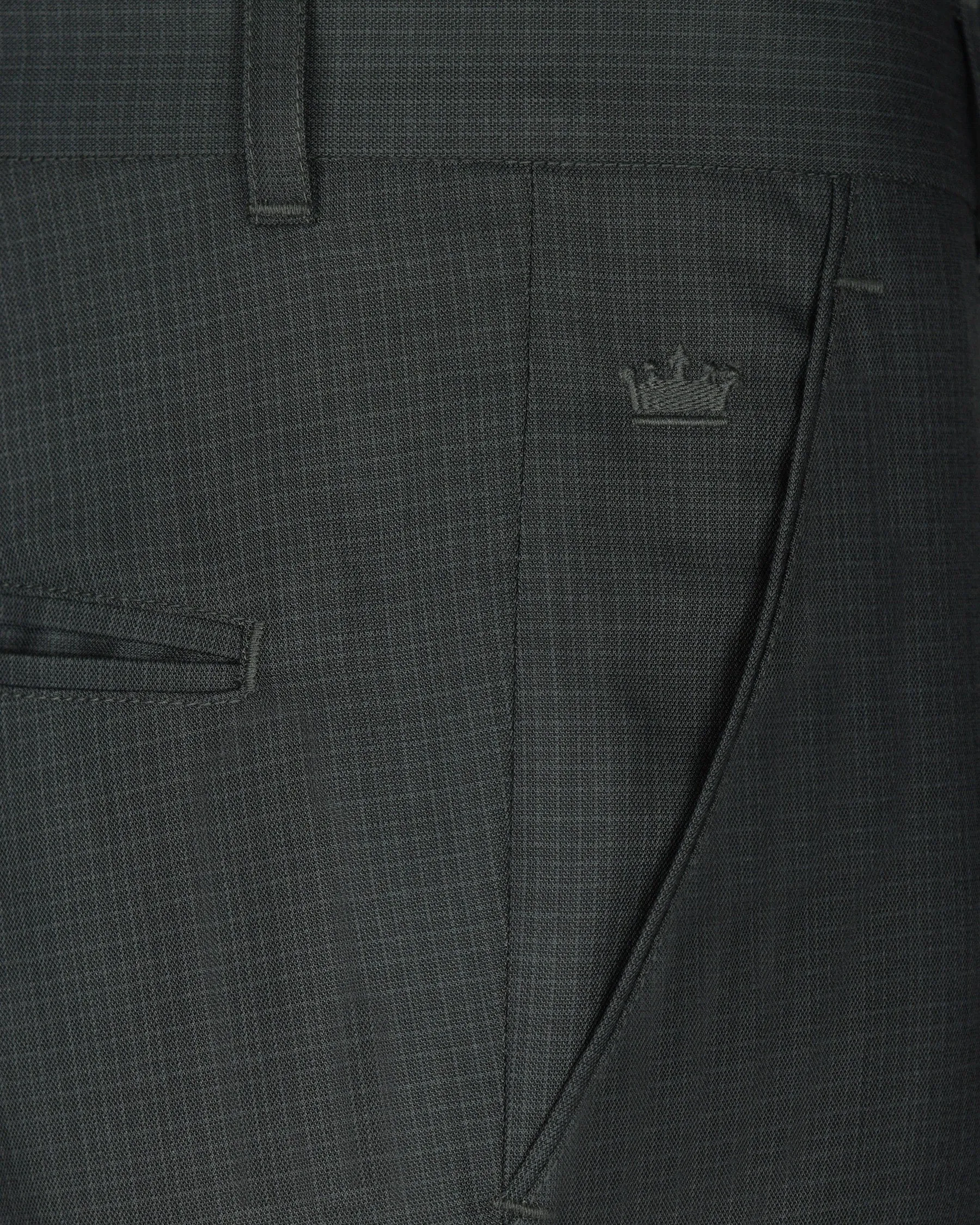 Anchor Grey Micro Checked Wool Blend Suit