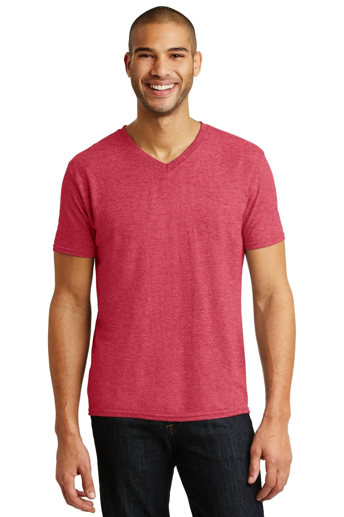 Anvil Tri-Blend V-Neck Tee. 6752