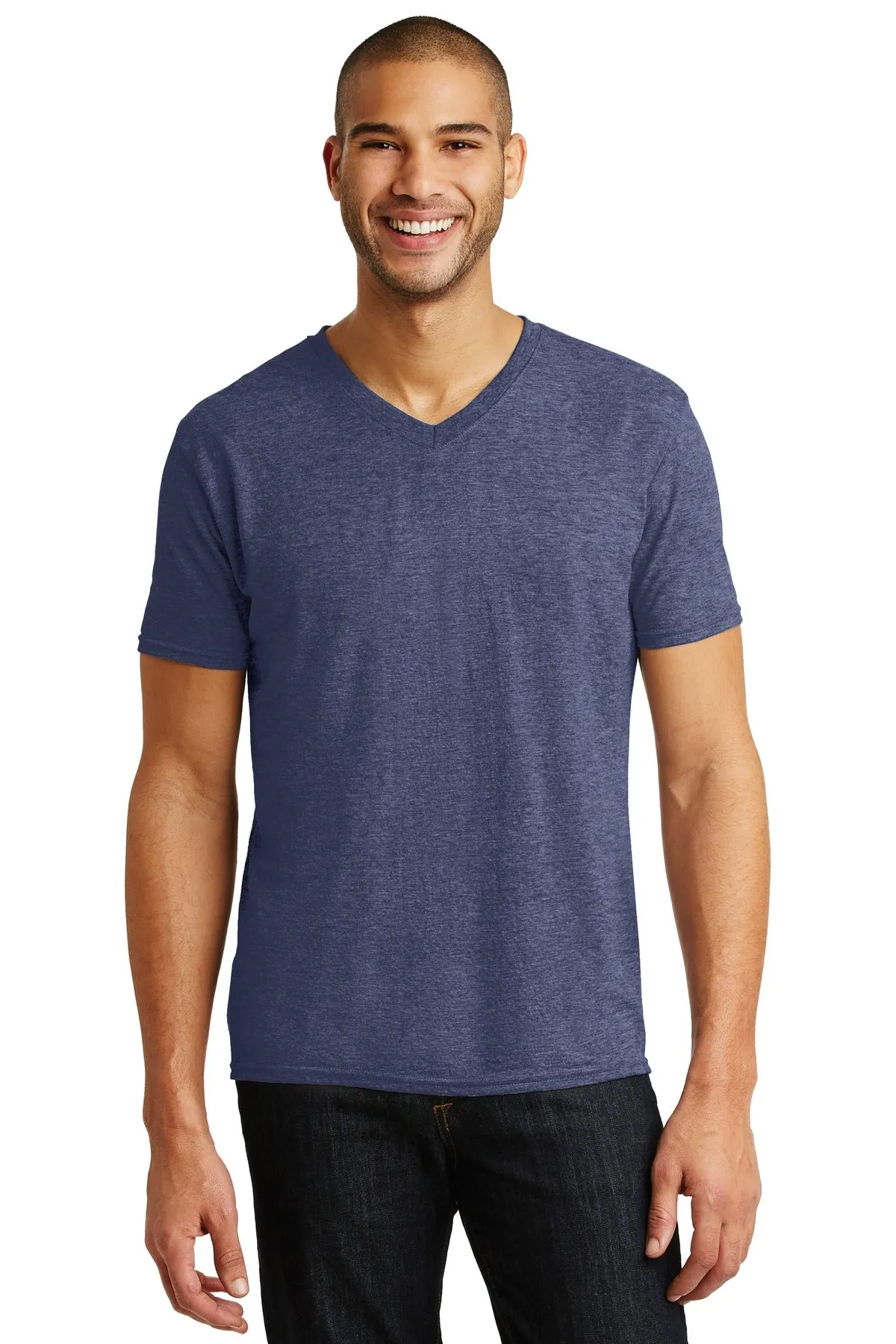 Anvil Tri-Blend V-Neck Tee. 6752