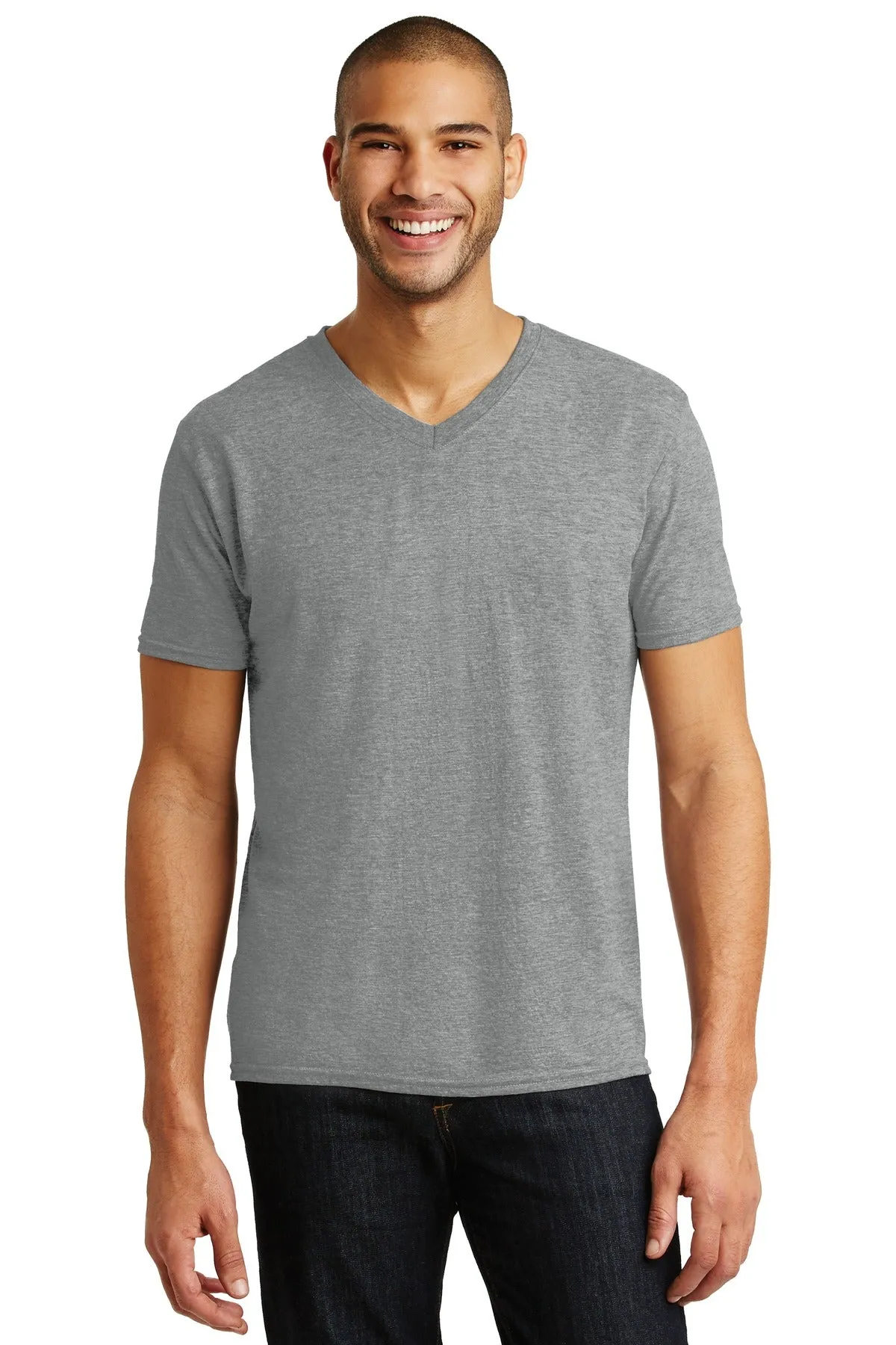 Anvil Tri-Blend V-Neck Tee. 6752