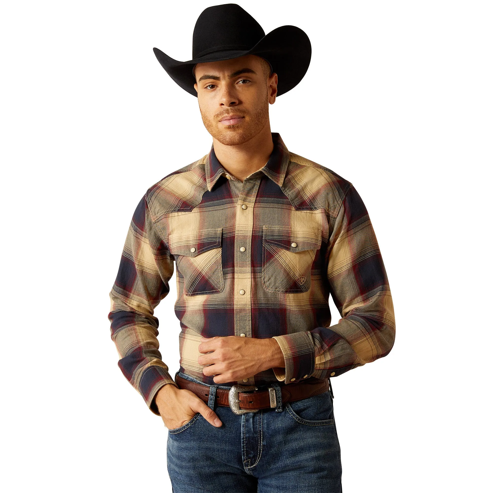 Ariat Mens Hale Retro Snap Long Sleeved Shirt 10052315