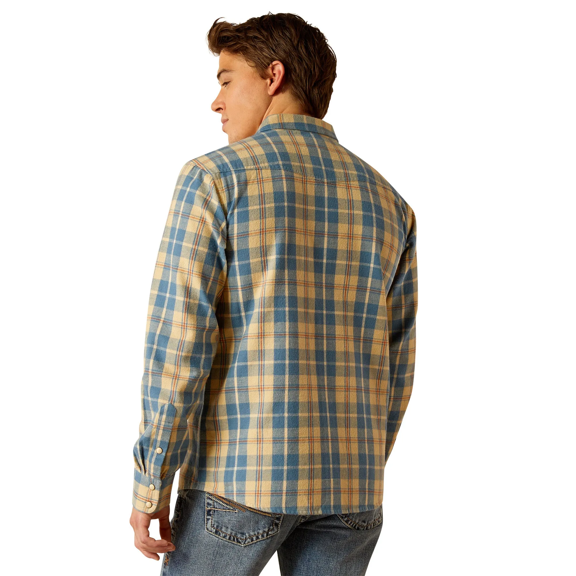 Ariat Mens Harlem Retro Snap Long Sleeved Shirt 10052323