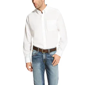 Ariat White Classic Fit Men's Shirt