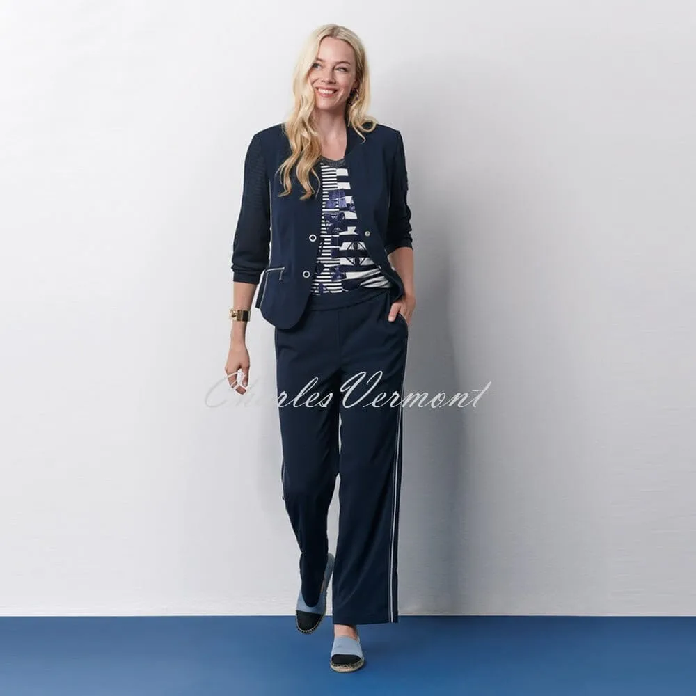 Barbara Lebek Trouser - Style 56400002-88 (Navy)