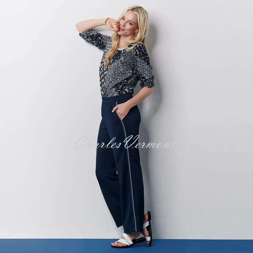 Barbara Lebek Trouser - Style 56400002-88 (Navy)