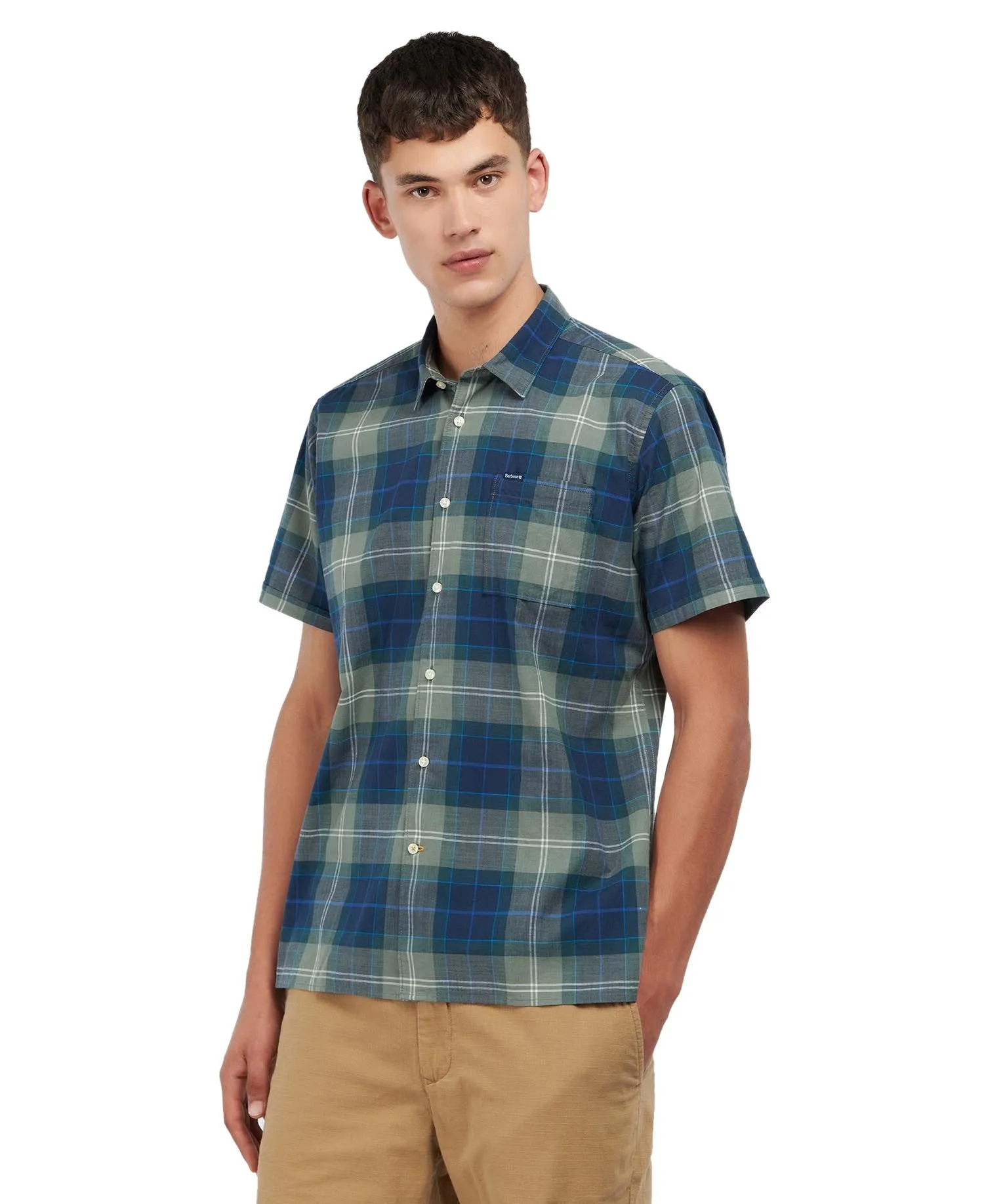 Barbour Mens Gordon Short Sleeved Tartan Check Shirt