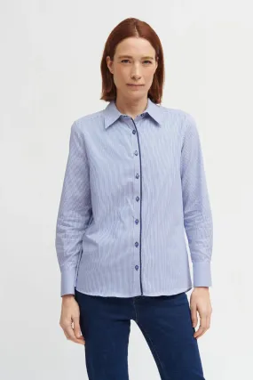 Bariloche Meyer Blue/White Pinstripe Shirt