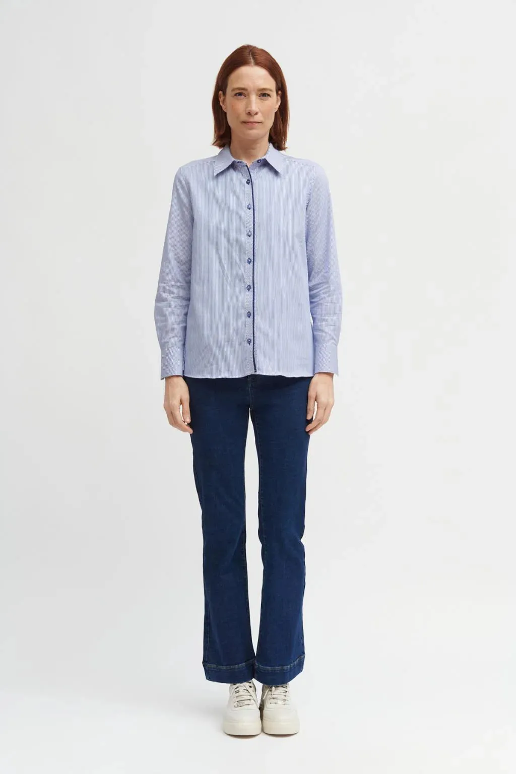 Bariloche Meyer Blue/White Pinstripe Shirt