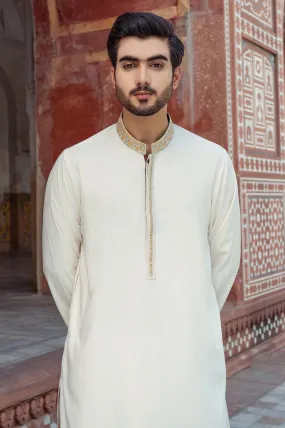 Beige Ayudia Shalwar Kameez