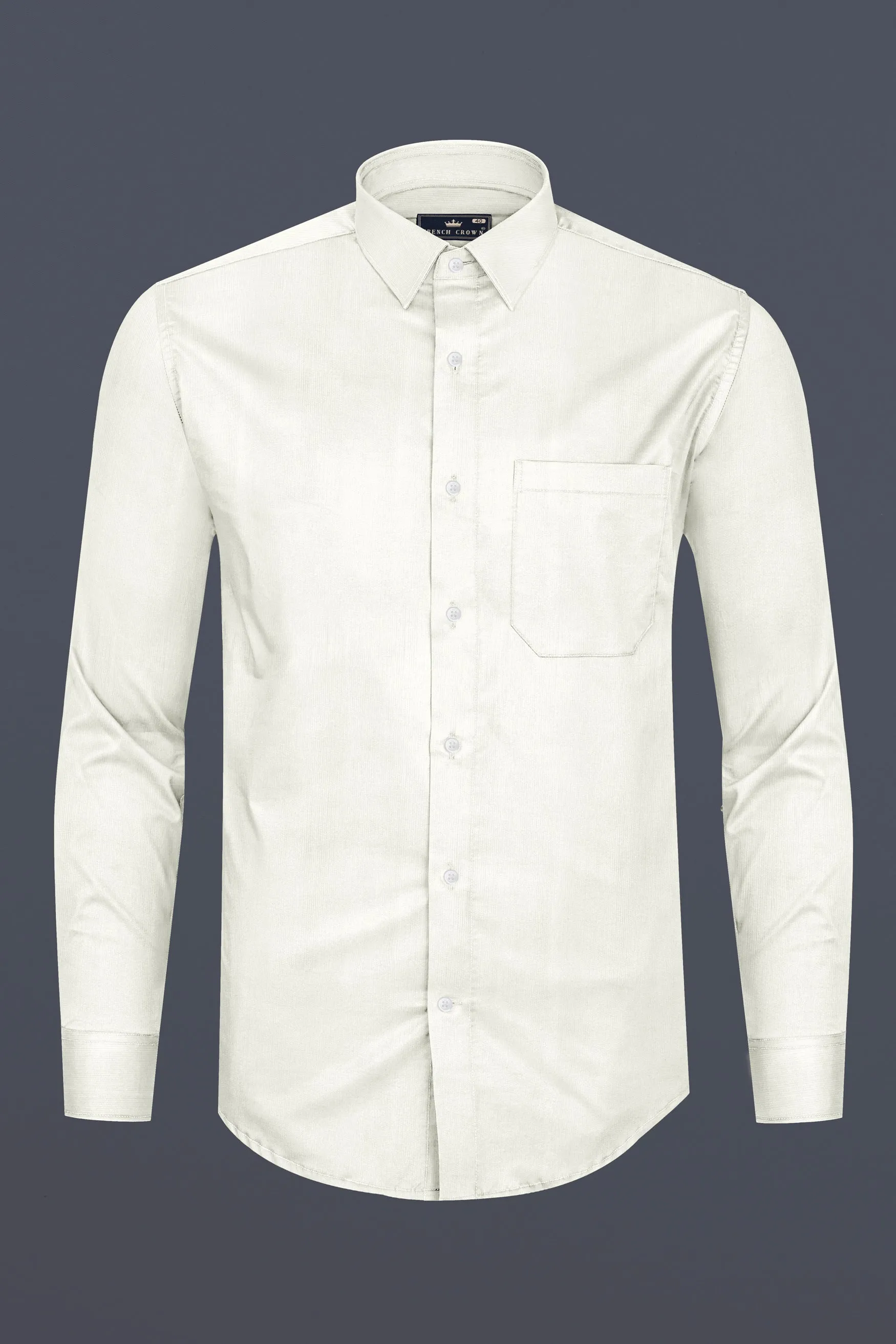 Bianca Cream Heavyweight Corduroy Shirt