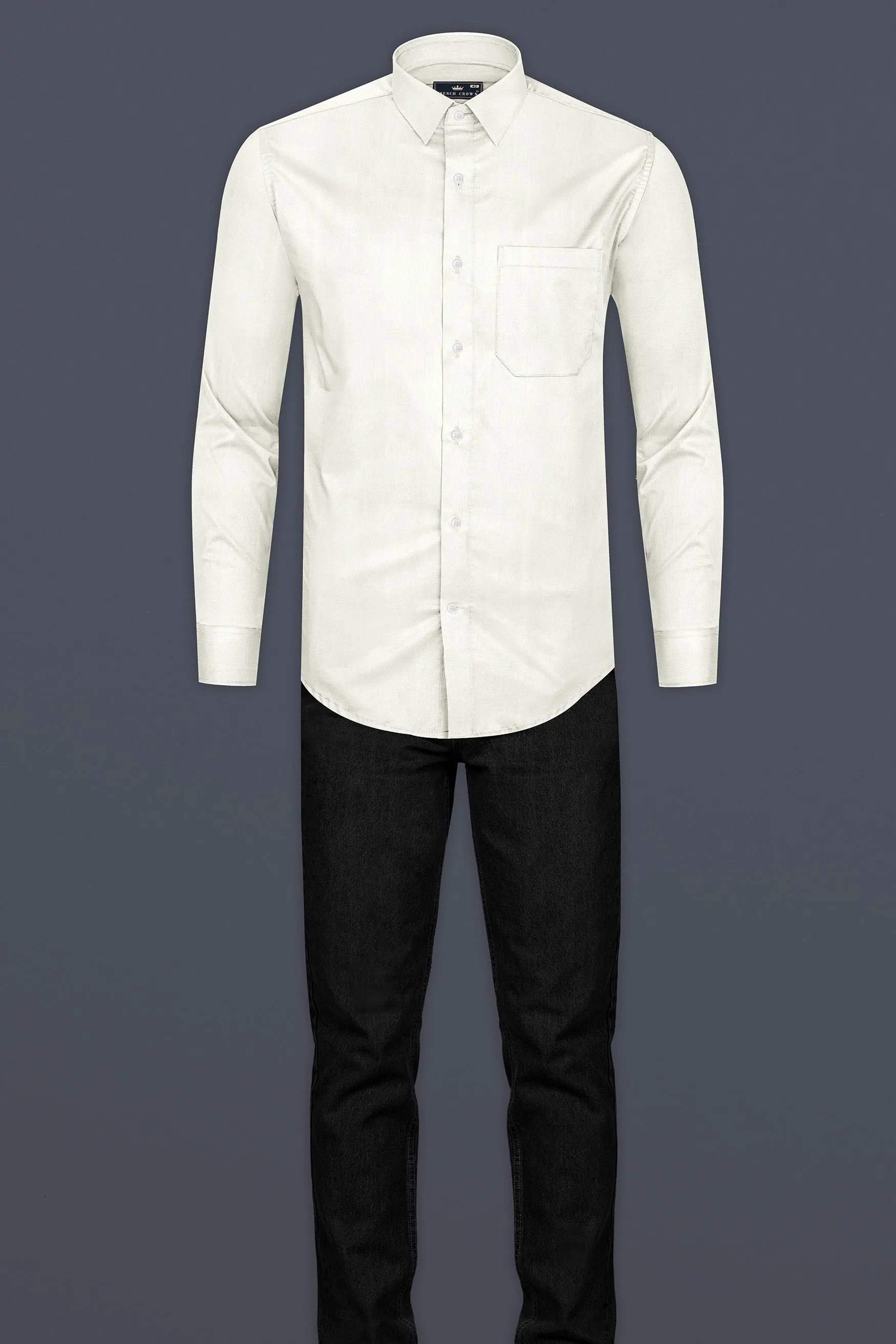 Bianca Cream Heavyweight Corduroy Shirt