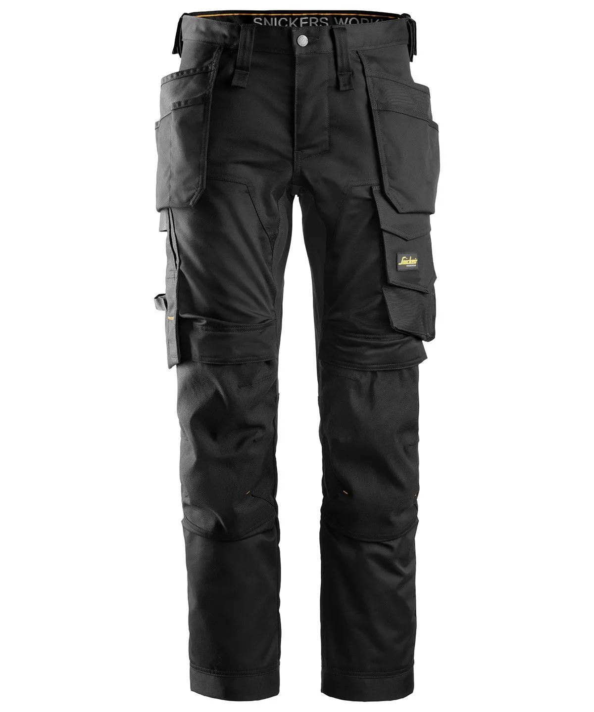 Black - AllroundWork stretch trousers holster pockets