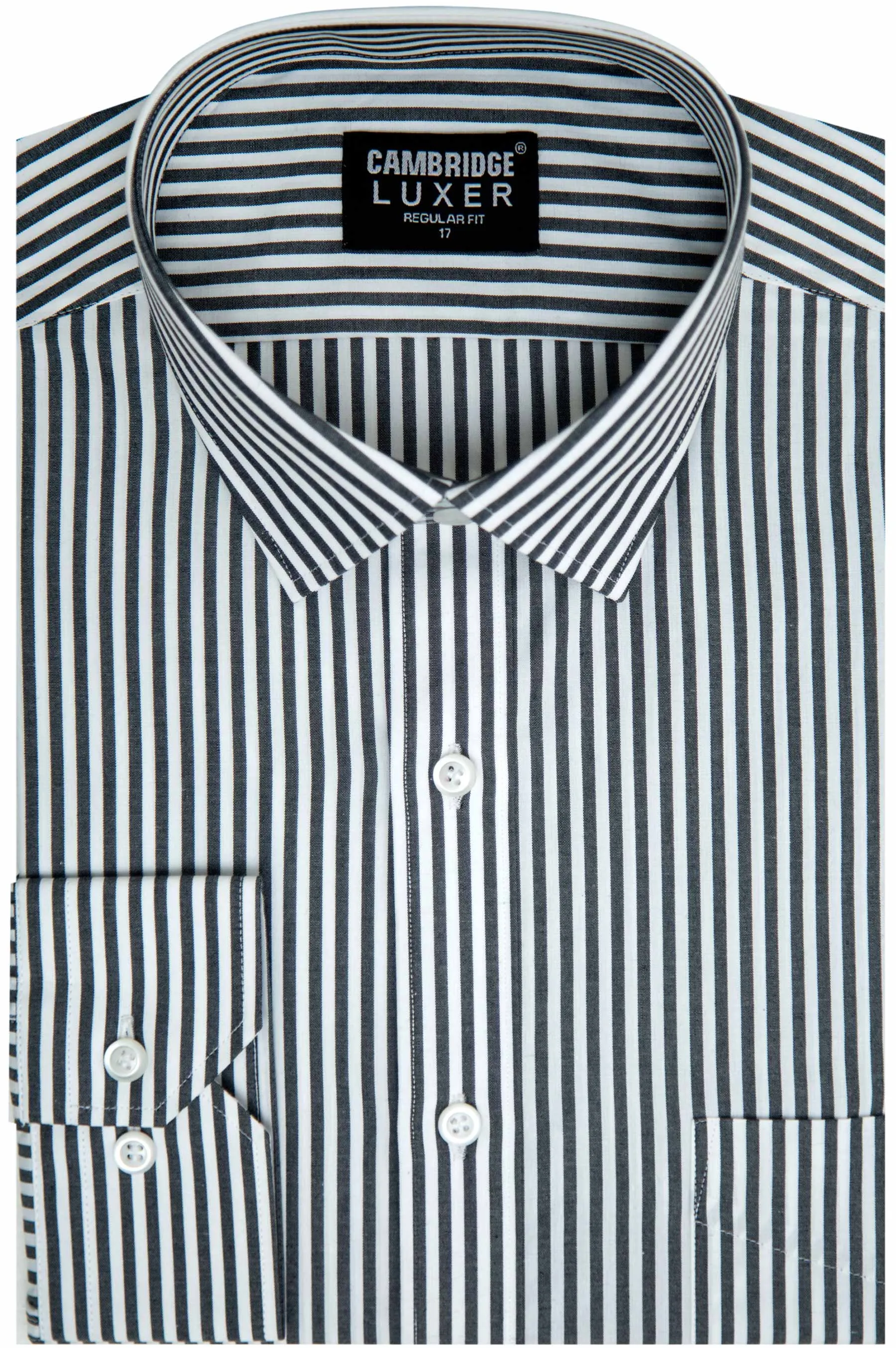 Black Awning Stripes Shirt