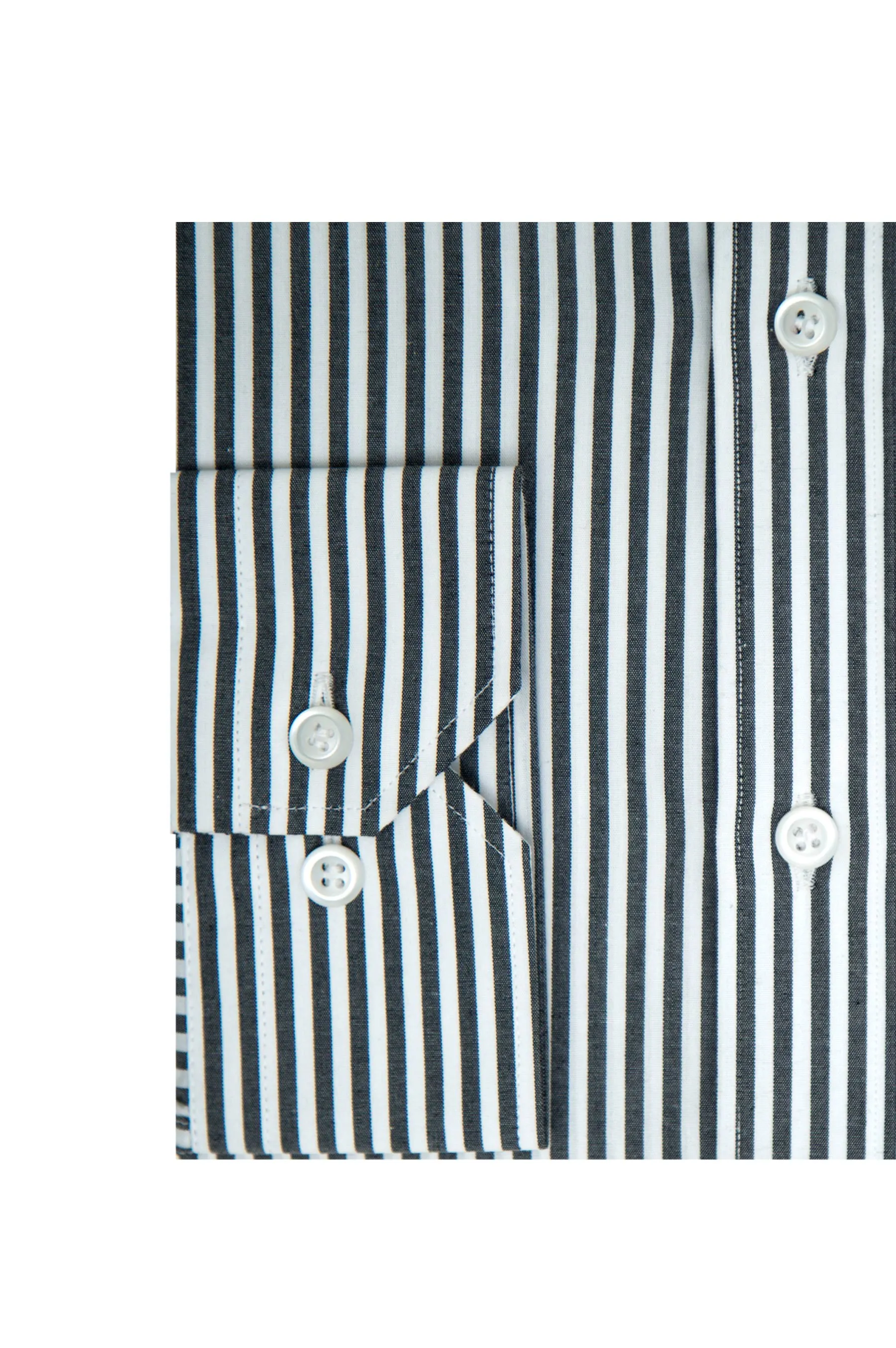 Black Awning Stripes Shirt