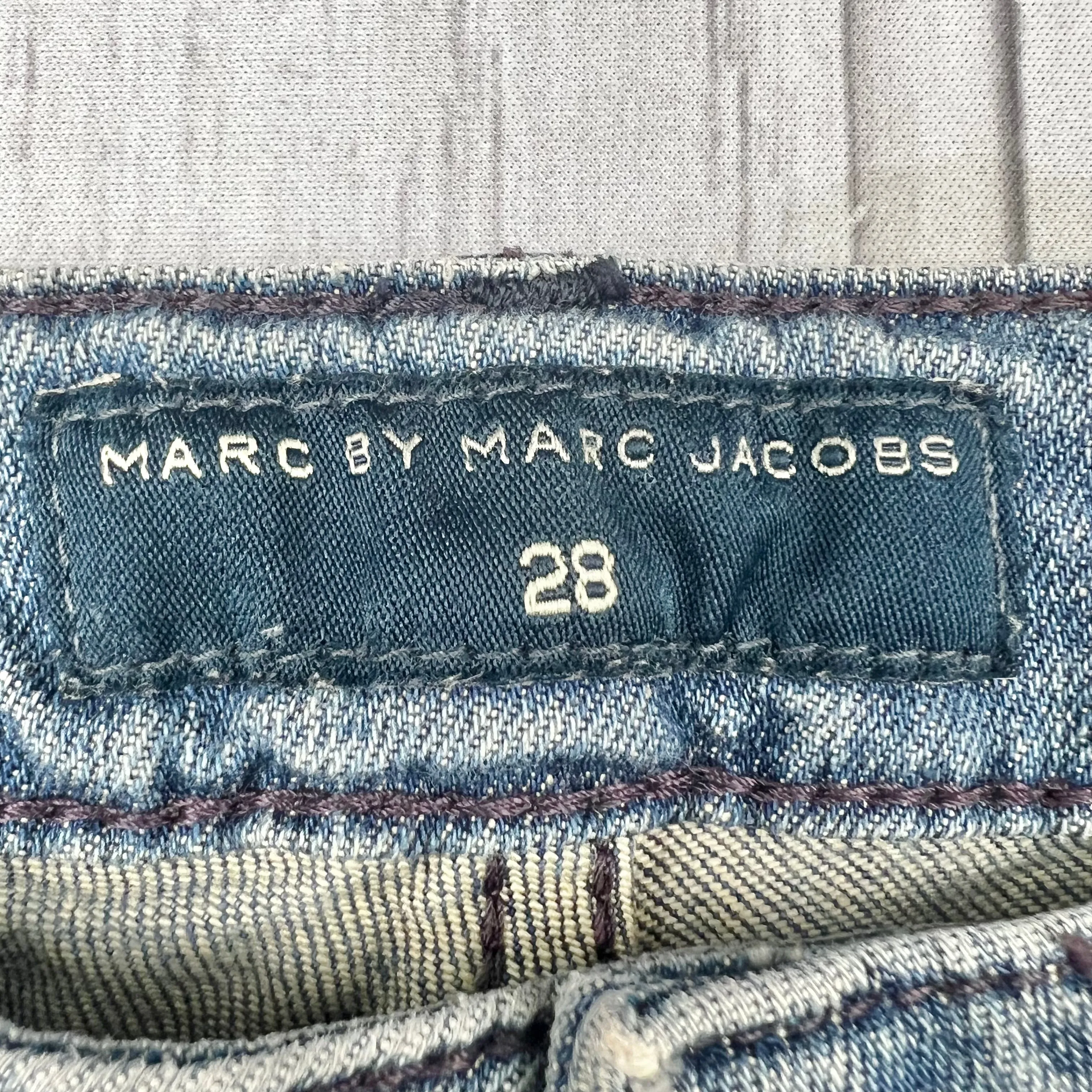 Blue Denim Jeans Straight By Marc By Marc Jacobs, Size: 6