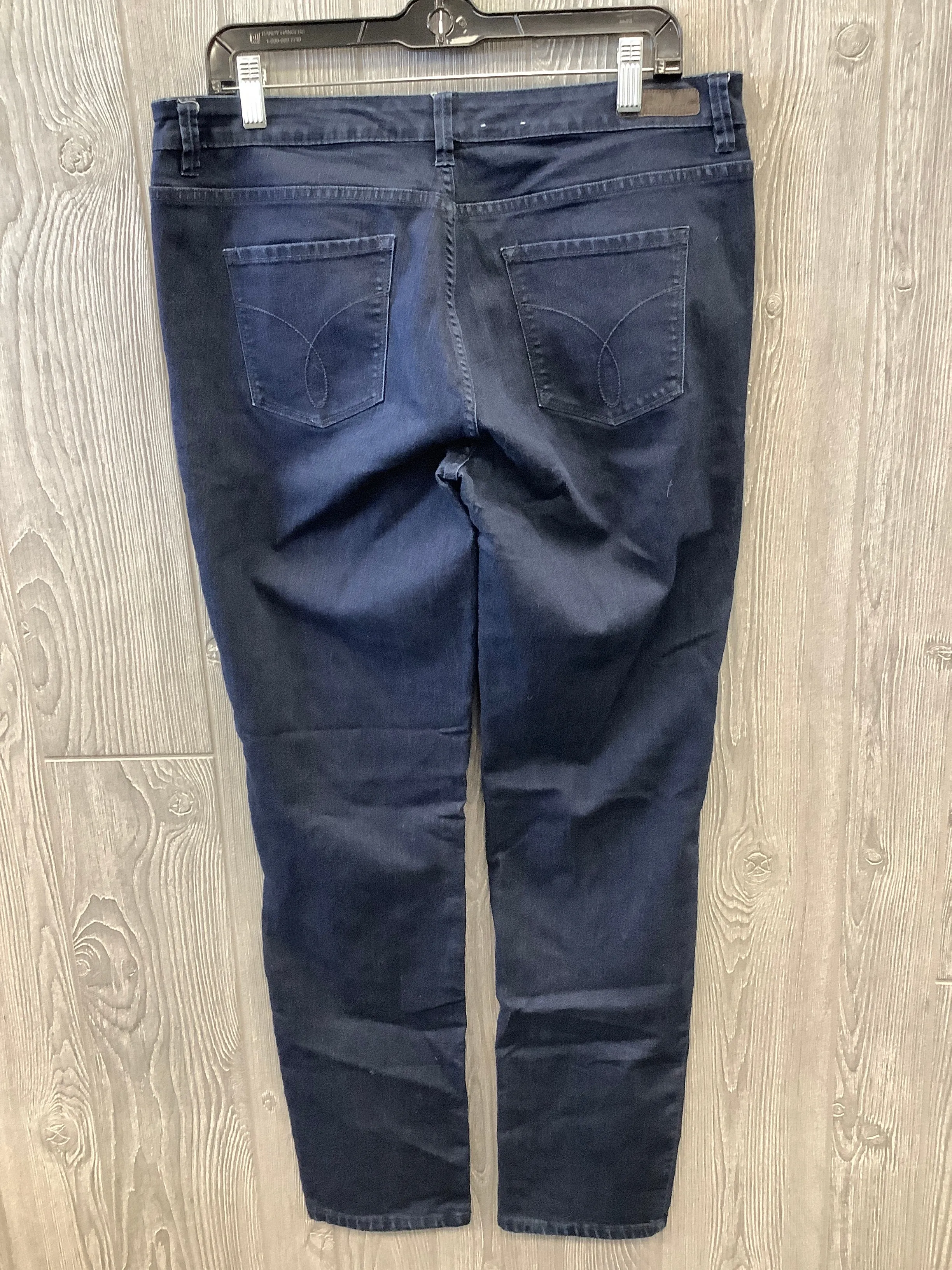 Blue Denim Jeans Straight Calvin Klein, Size 14