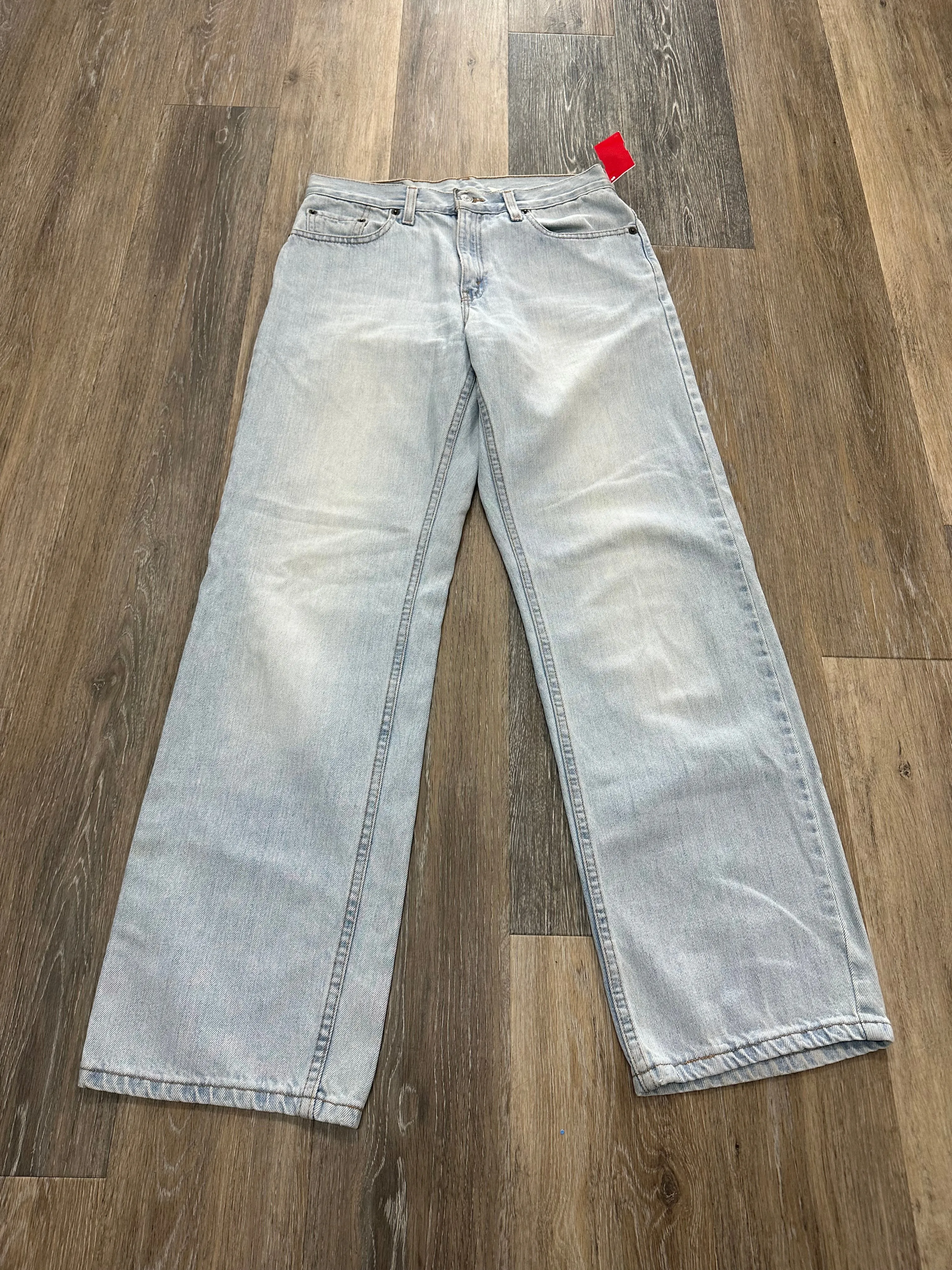 Blue Denim Jeans Straight Levis, Size 6