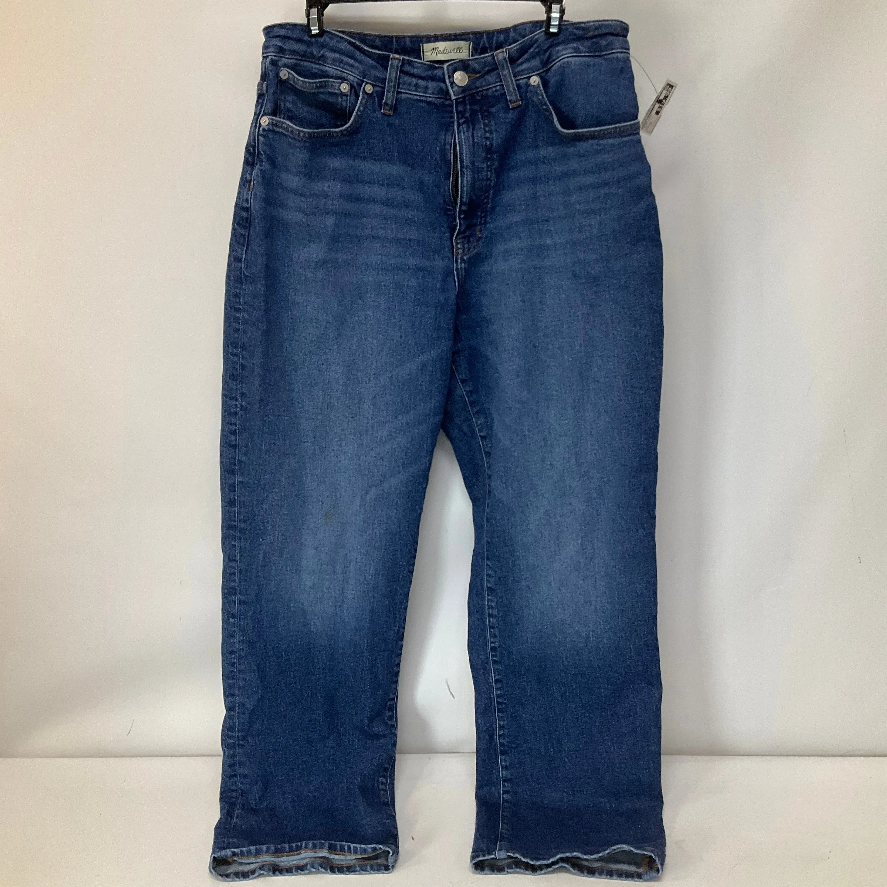 Blue Denim Jeans Straight Madewell, Size 12