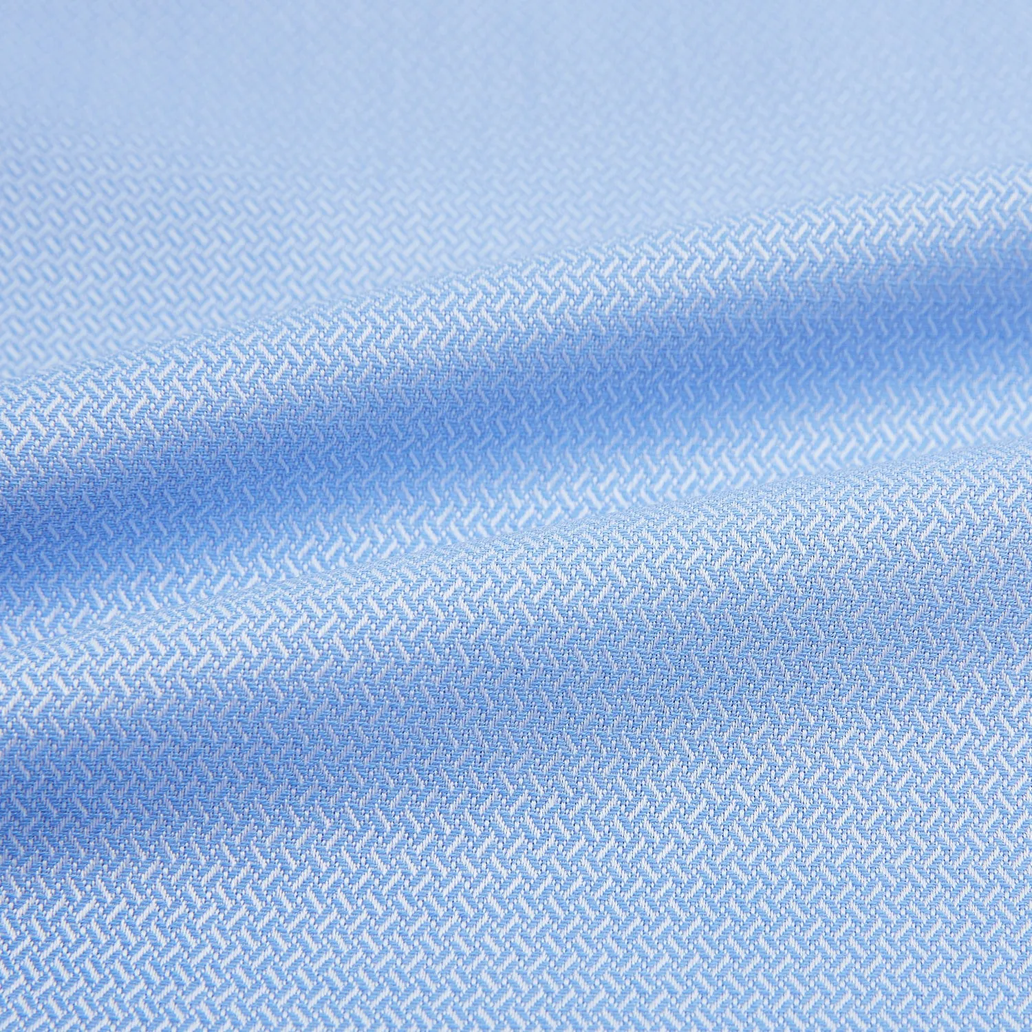 Blue Herringbone Mayfair Shirt