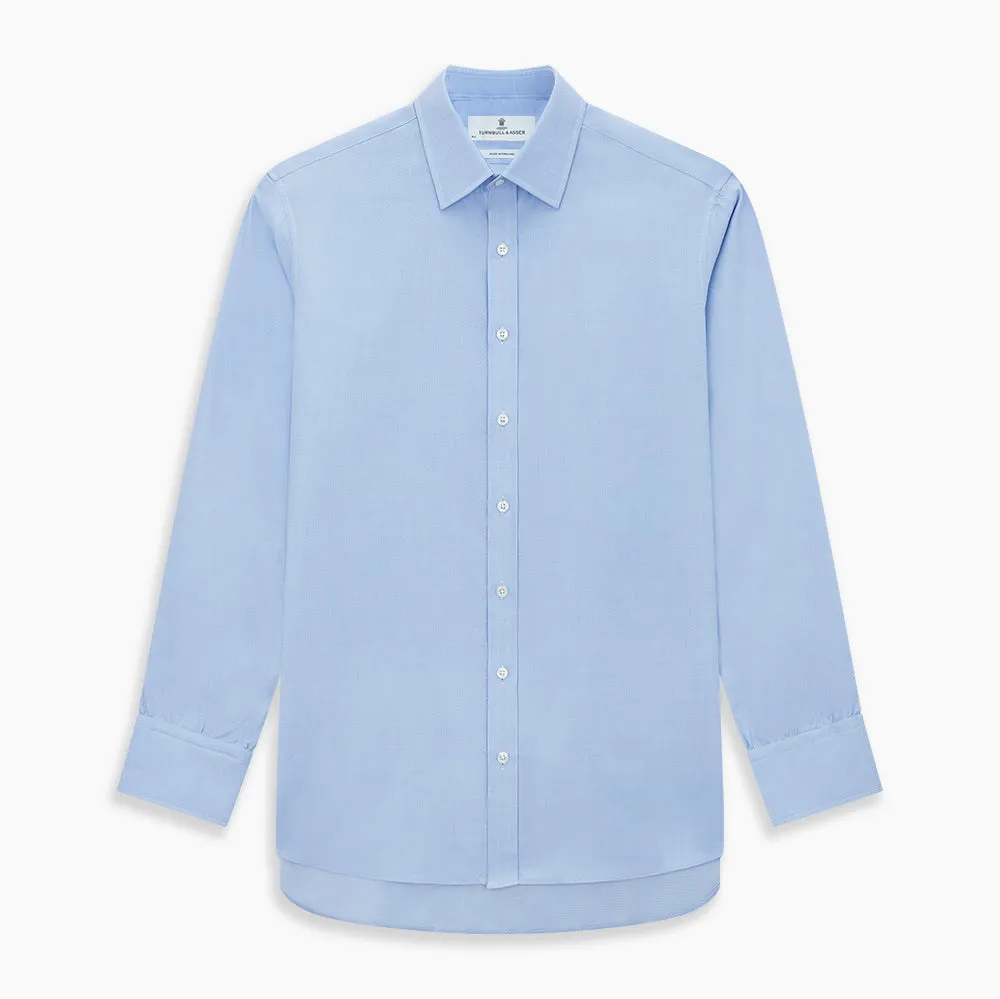 Blue Herringbone Mayfair Shirt