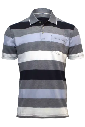 Blue Horizon Striped Polo BH2822