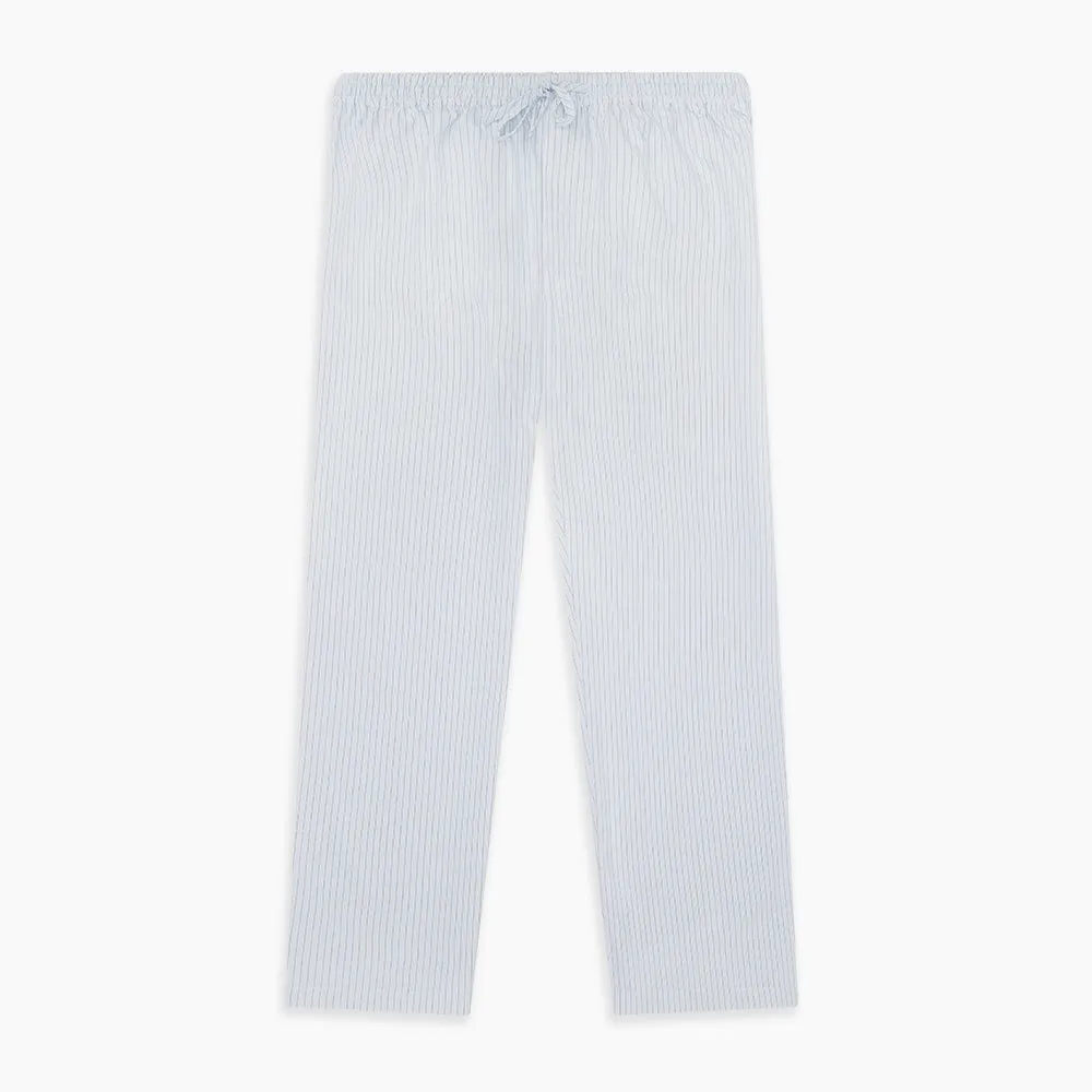 Blue Multi Pinstripe Pyjama Trousers