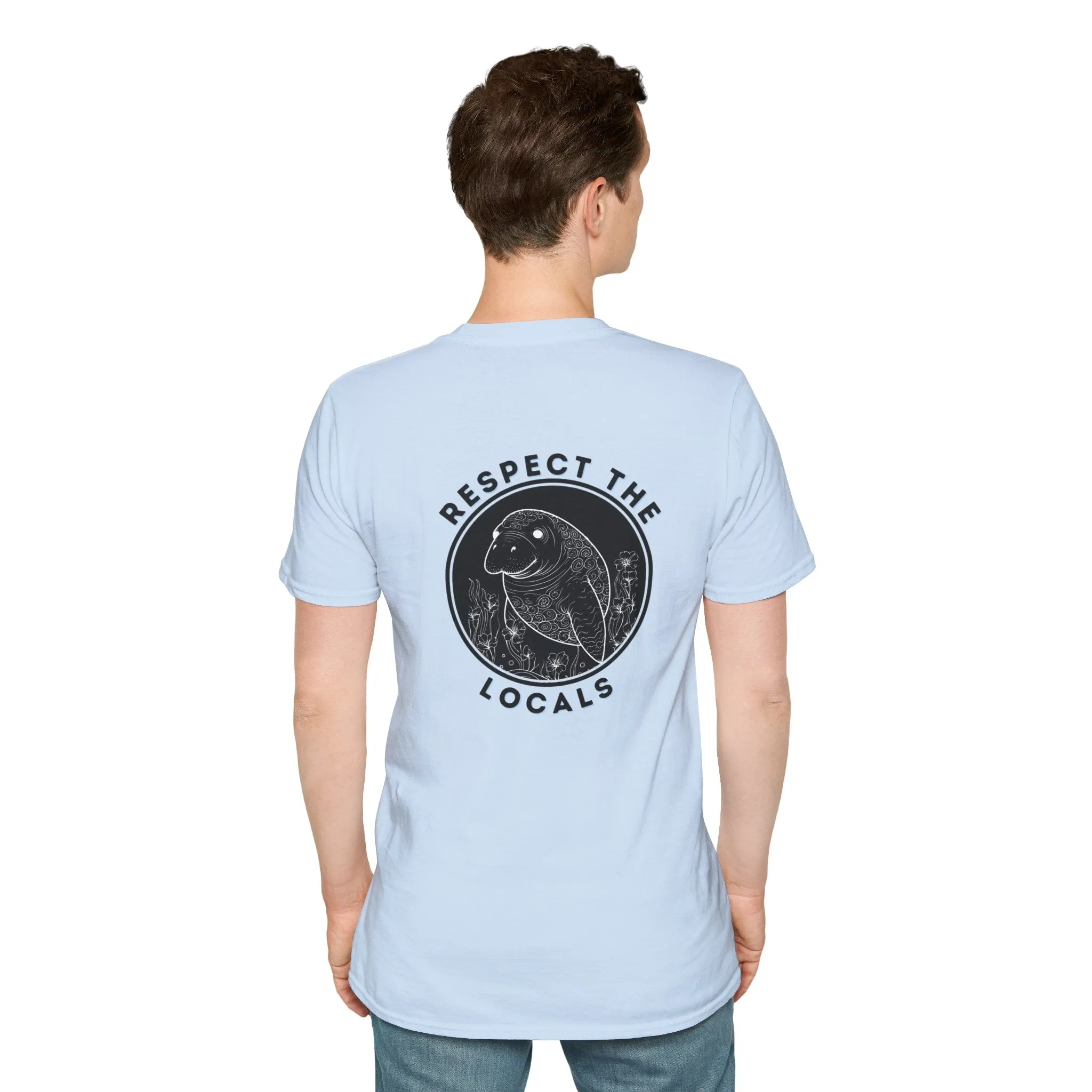 Blue Spring • Respect the Locals • Unisex Softstyle T-Shirt