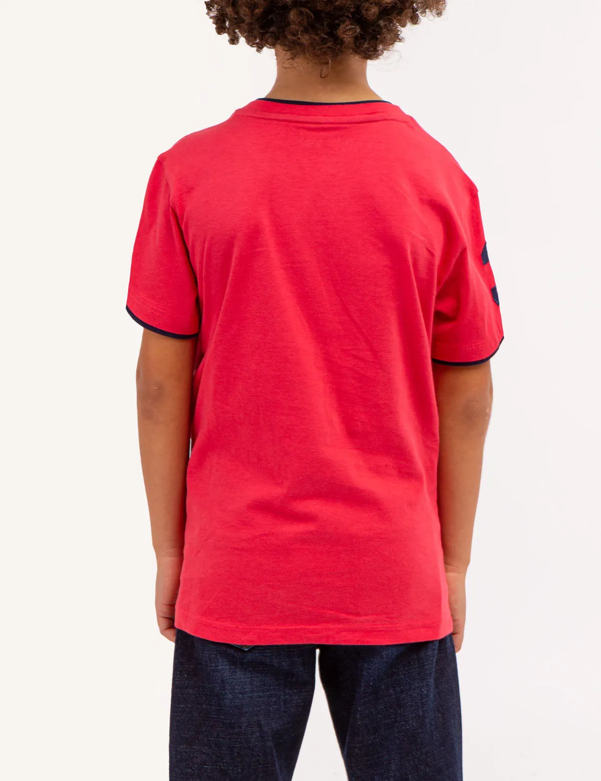 BOYS BASIC V-NECK T-SHIRT