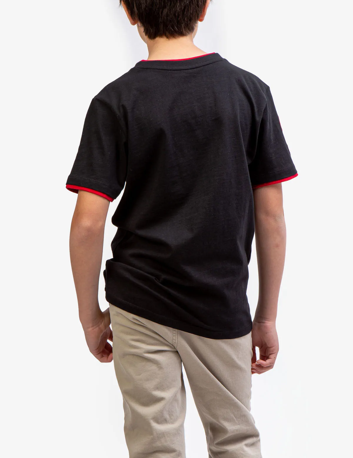 BOYS BASIC V-NECK T-SHIRT