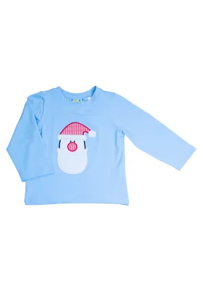 Boys Knit Santa Shirt Only