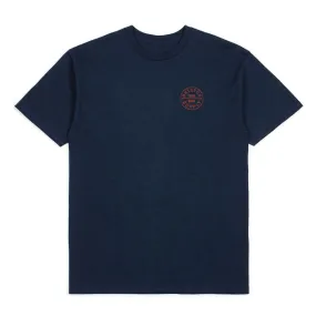 Brixton Oath T-Shirt Blue Red