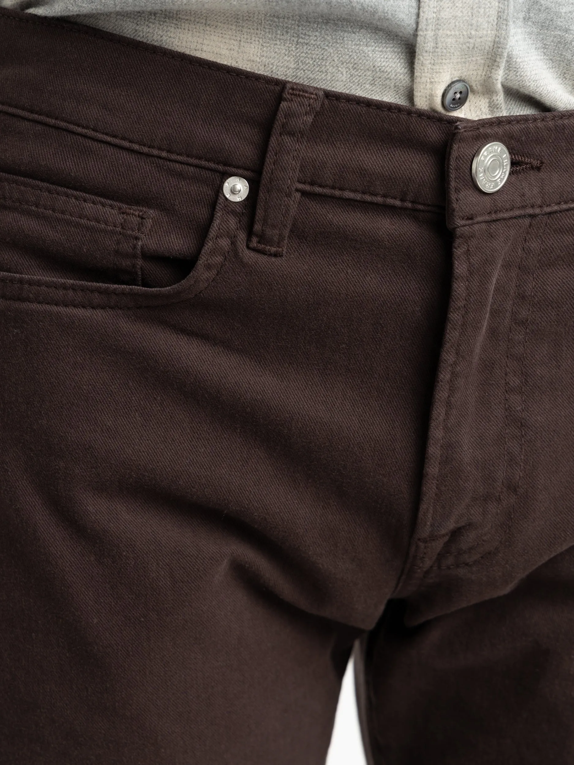 Brown L'Homme Slim Jeans