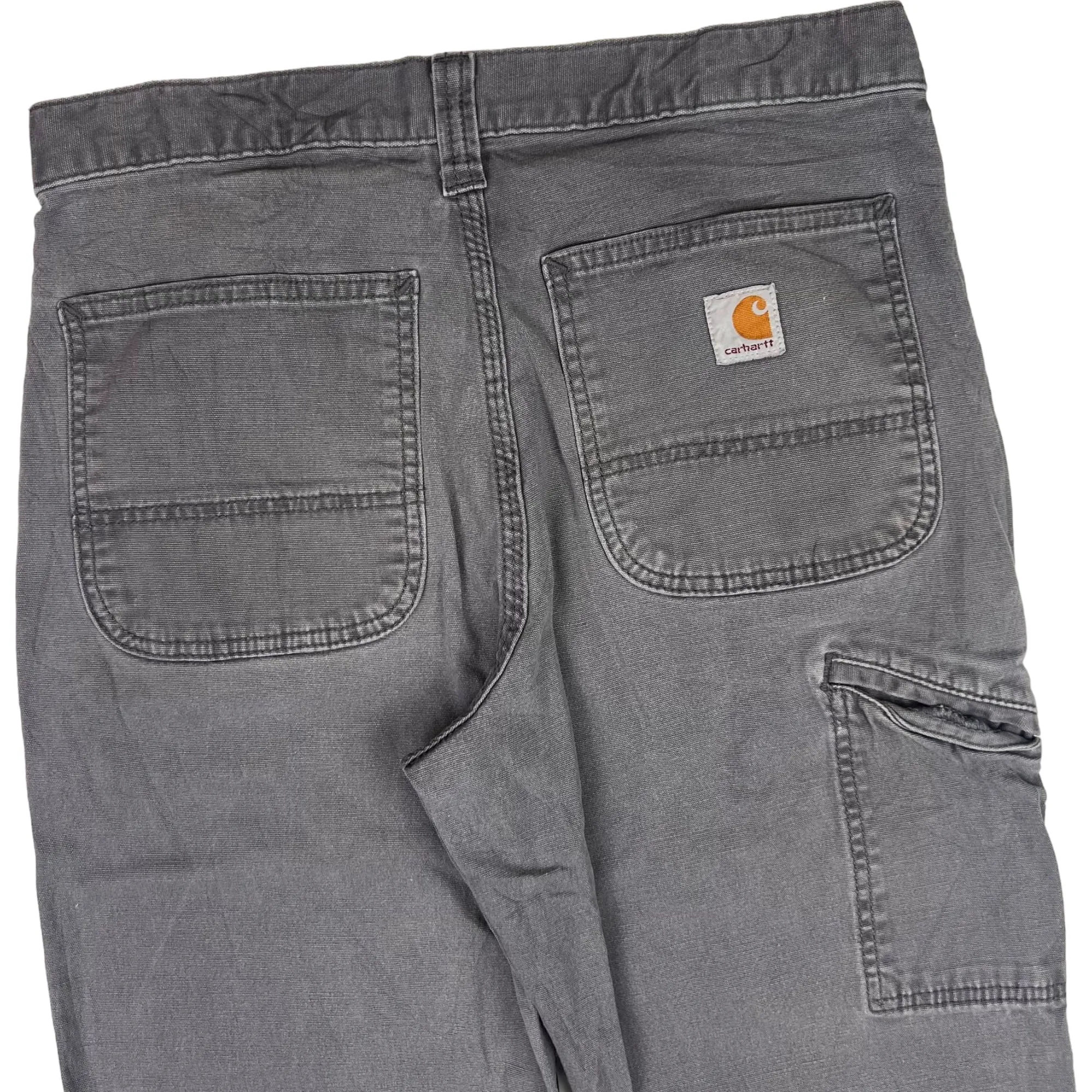 Carhartt Relaxed Fit Cargo Trousers Grey