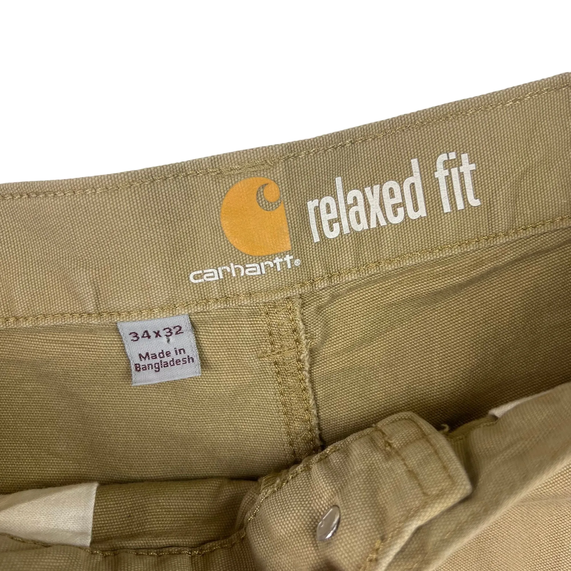 Carhartt Relaxed Fit Carpenter Trousers Beige