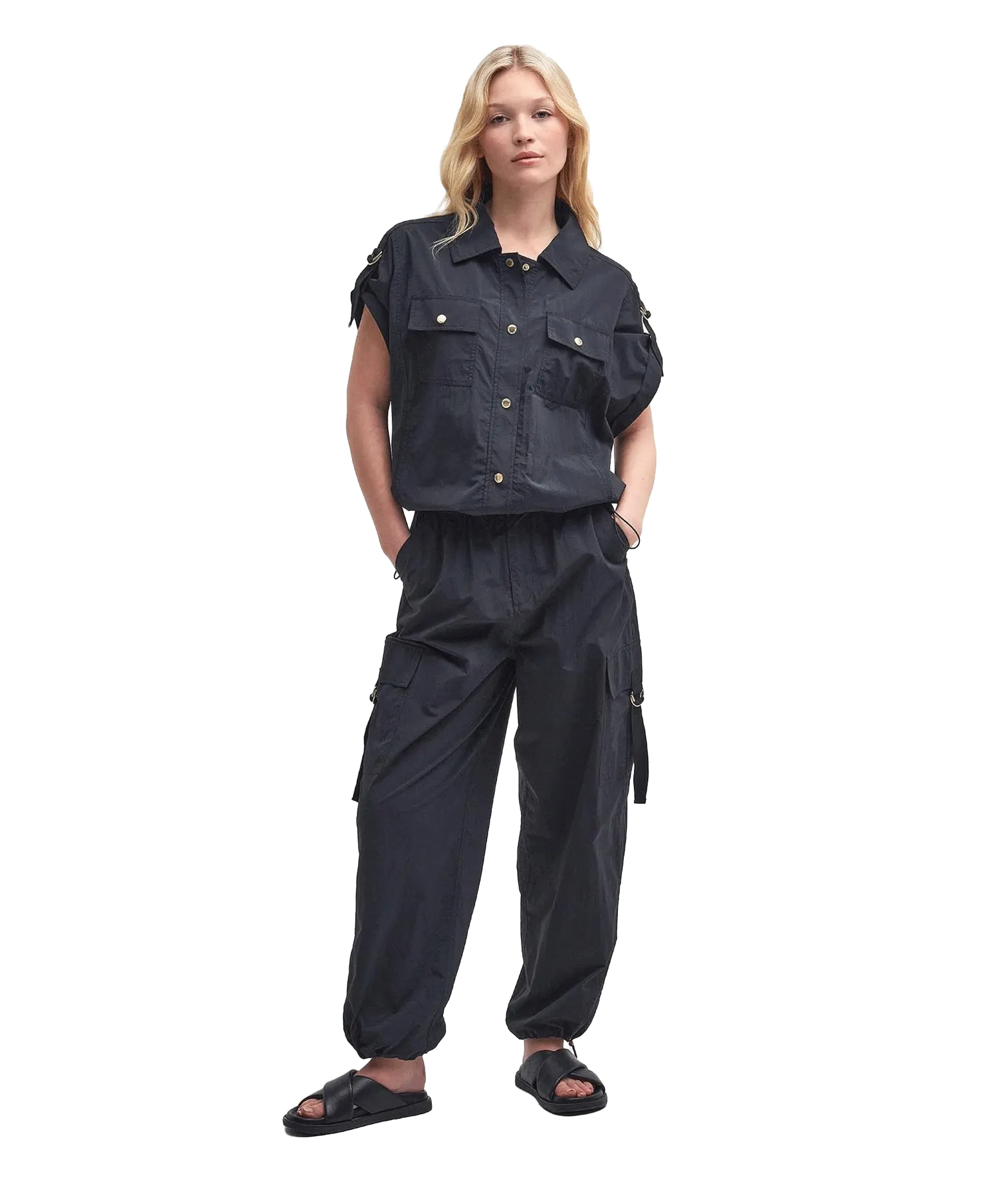 Carla Cargo Trousers - Black