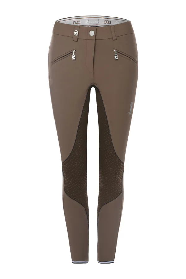 CAVALLO LADIES BREECHES CAJA GRIP (PORCINI-ESPRESSO)