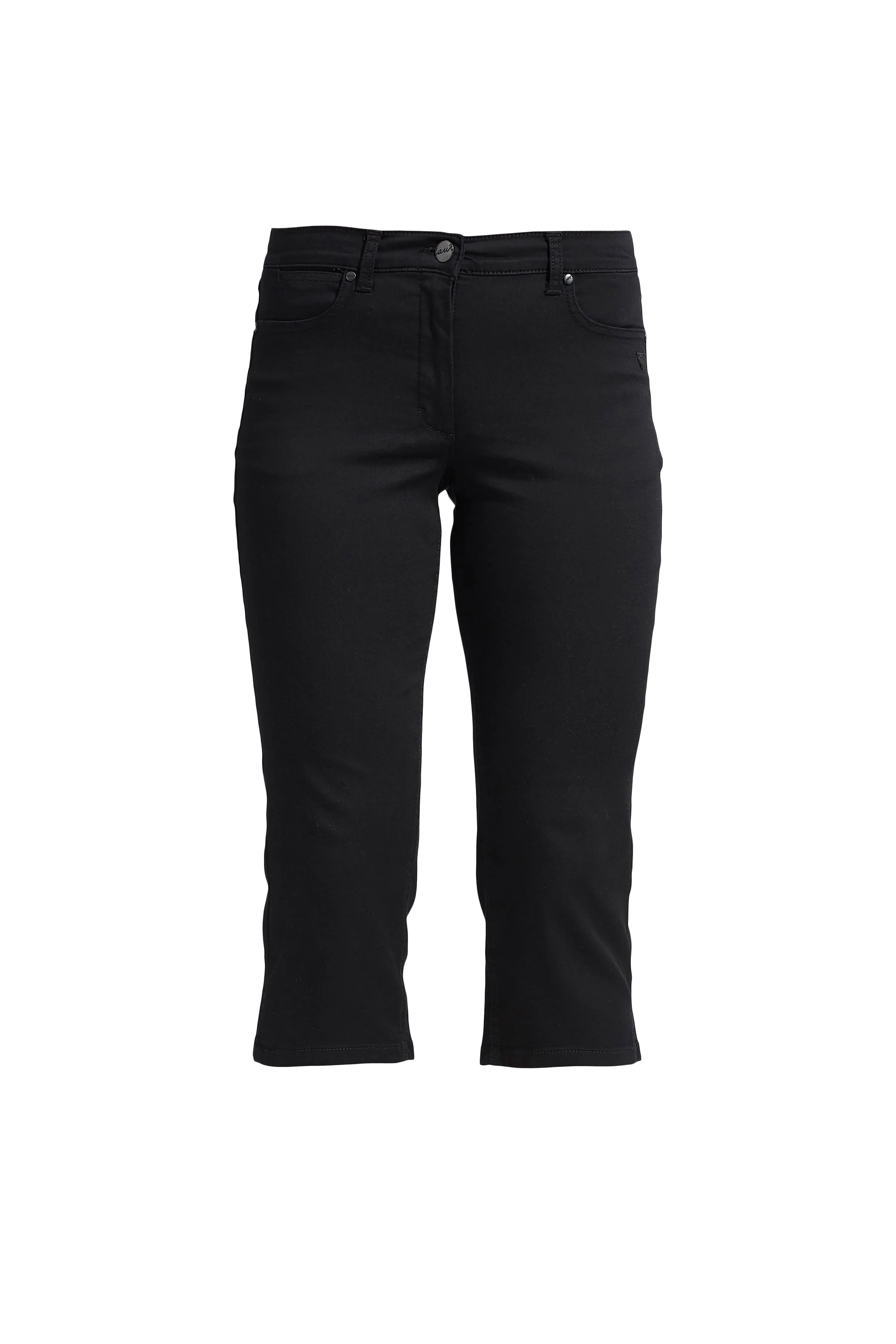 Charlotte Regular Capri Medium Length - Black