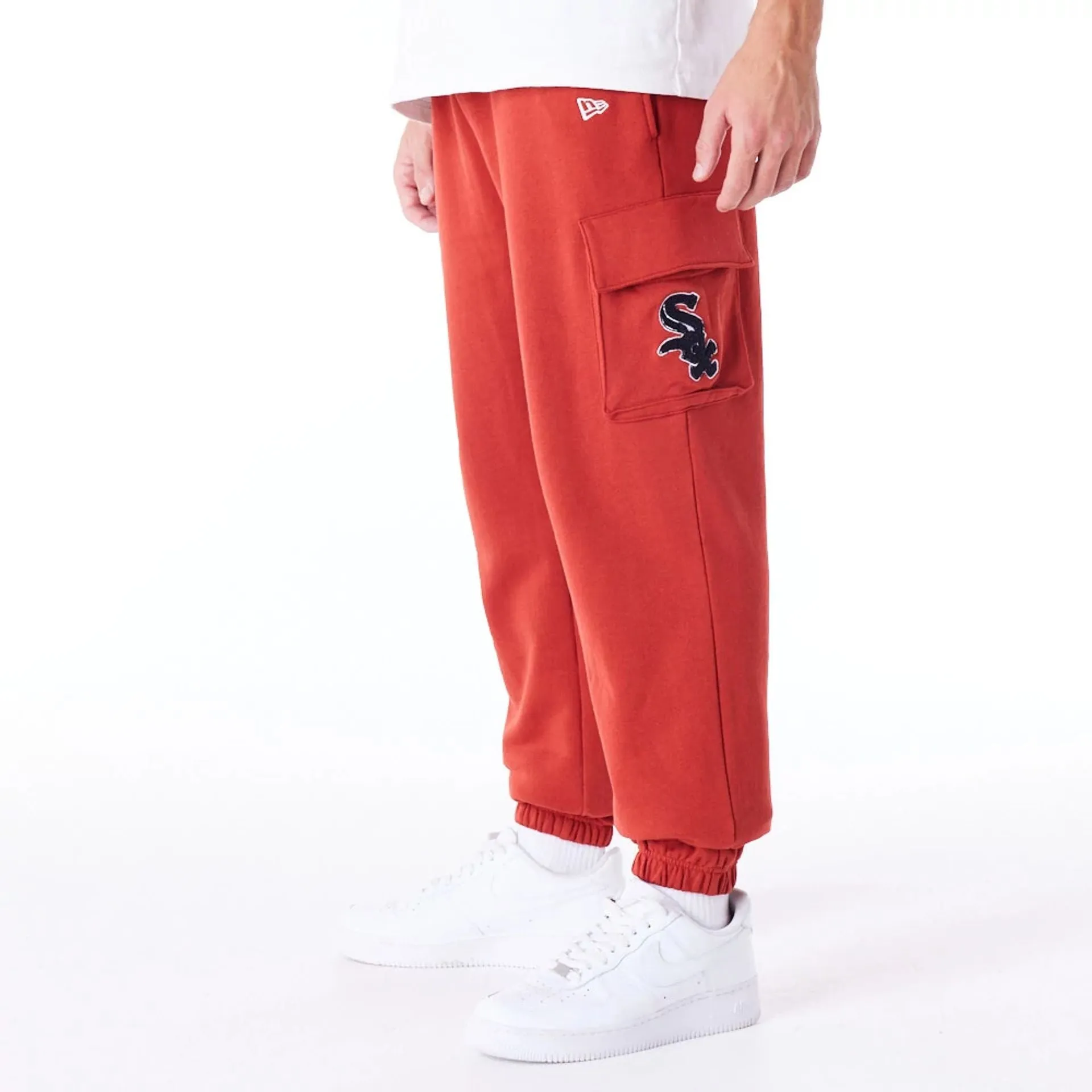 Chicago White Sox World Series Red Fleece Cargo Joggers